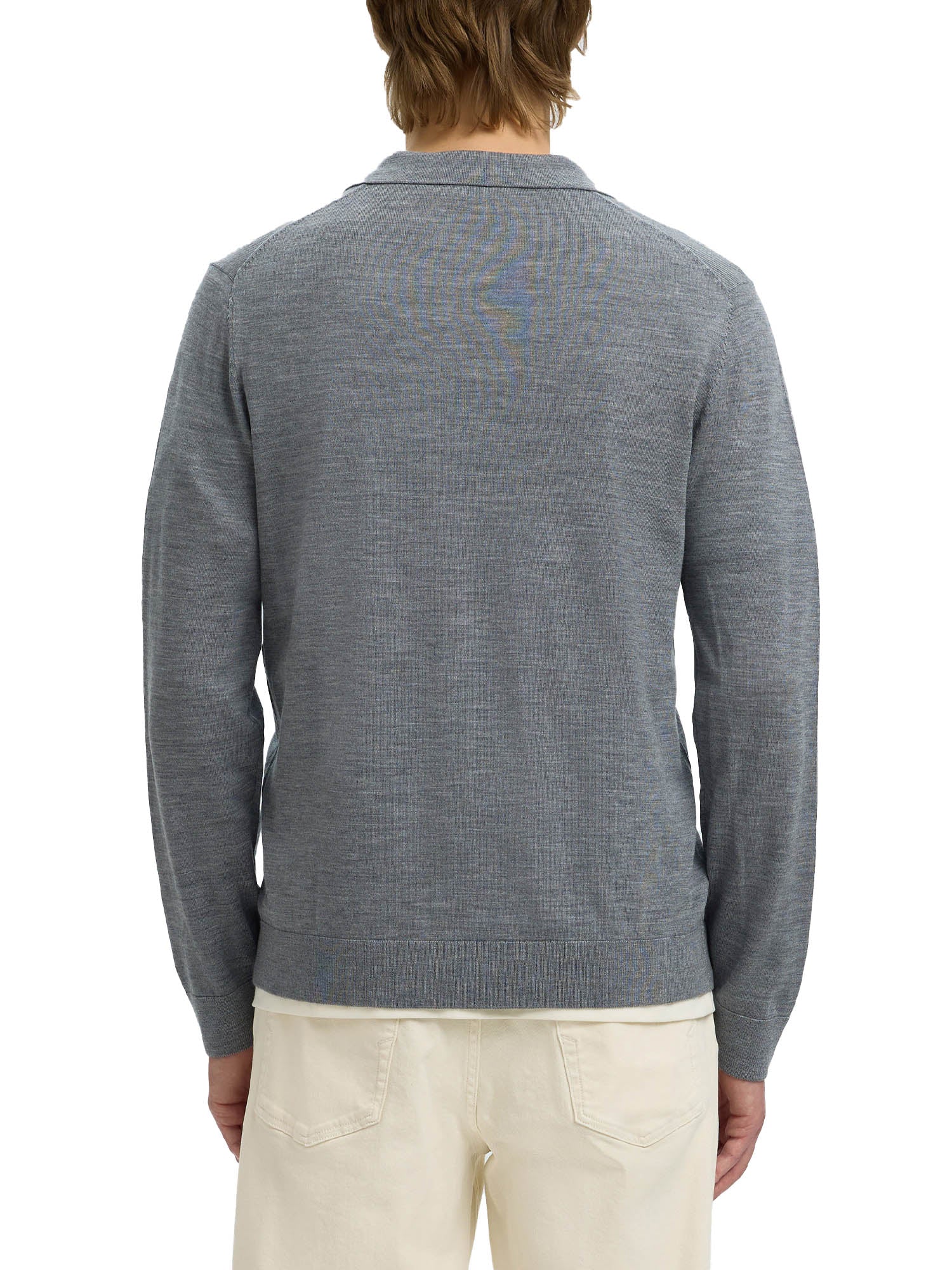 Polo Grigio Selected Homme Black