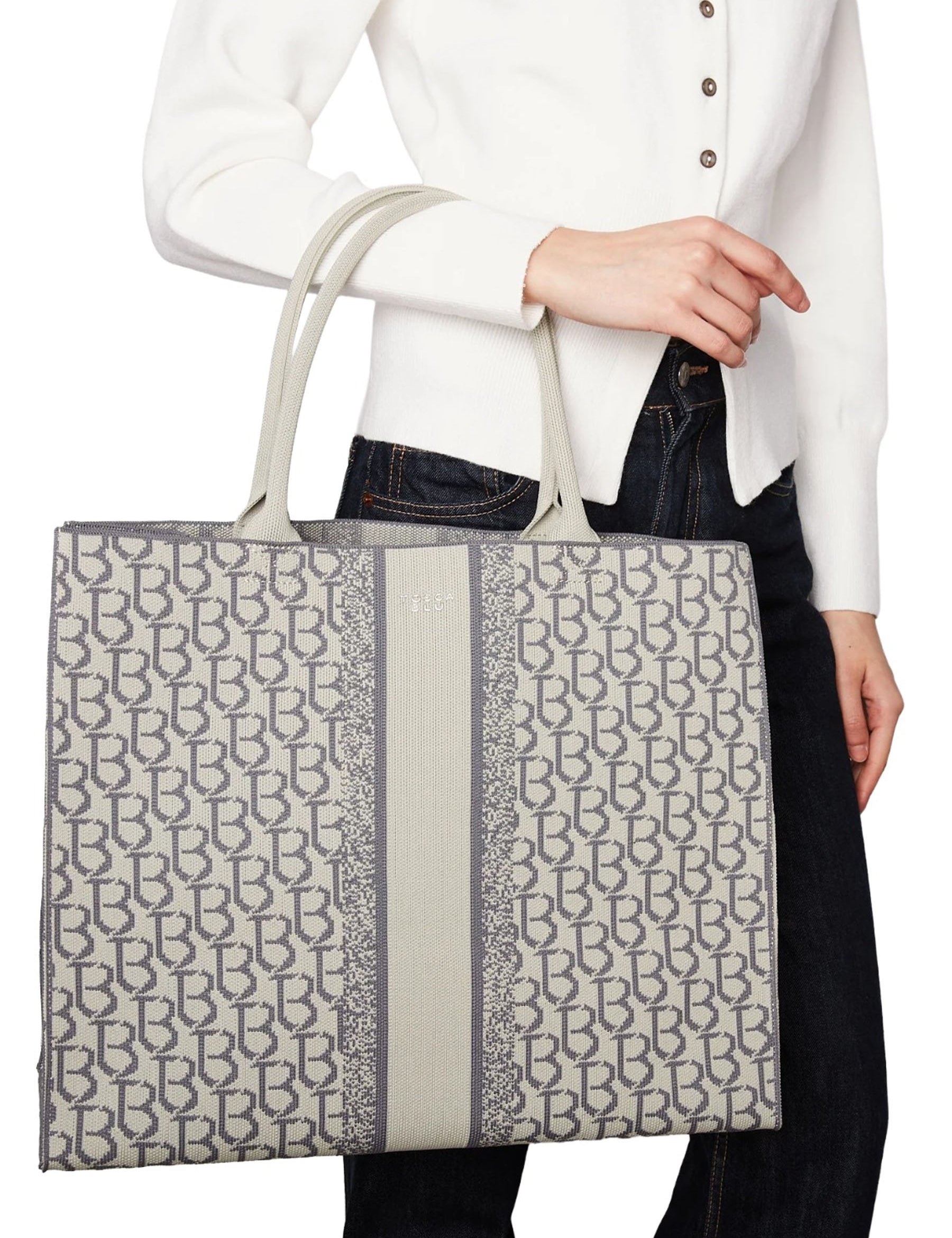 Shopper Grigio Tosca Blu
