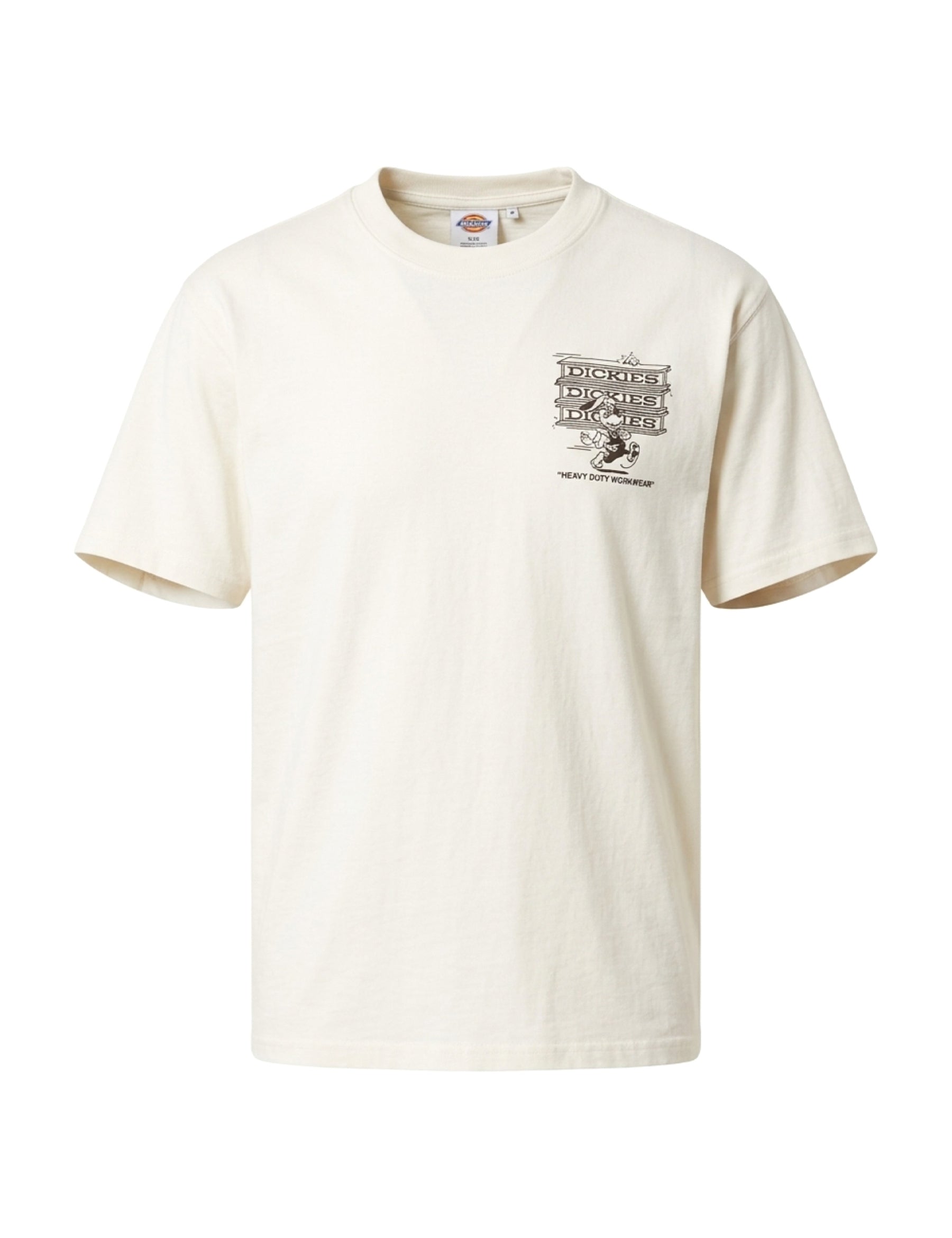 T-shirt Avorio Dickies