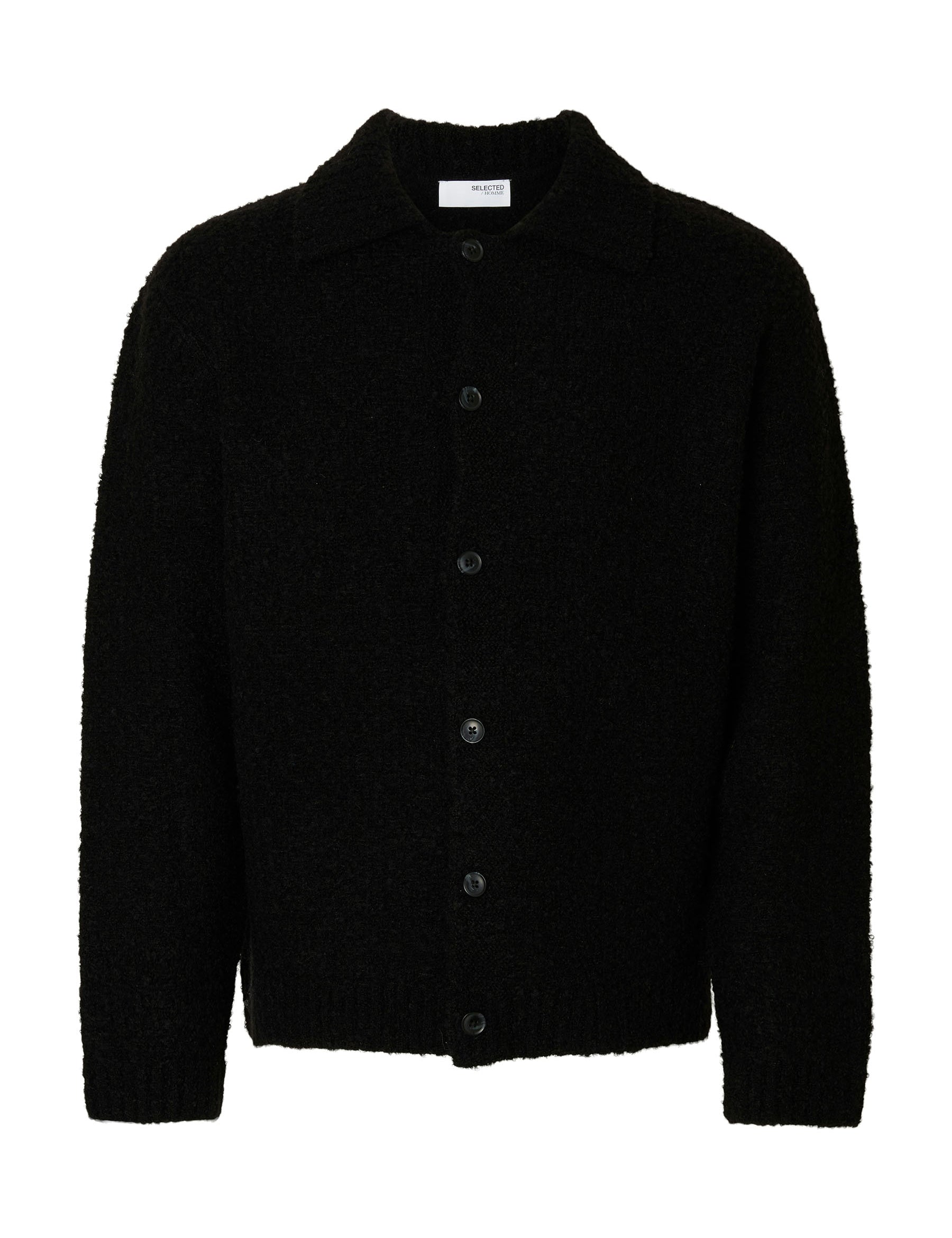 Cardigan Nero Selected Homme Black
