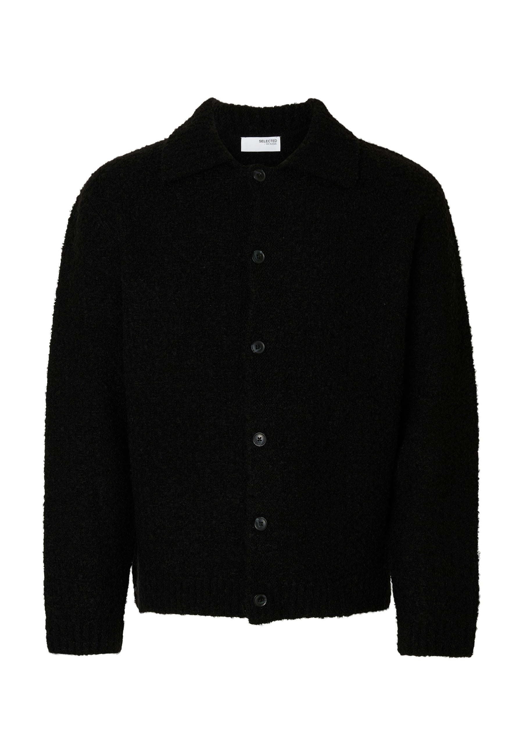 Cardigan Nero Selected Homme Black