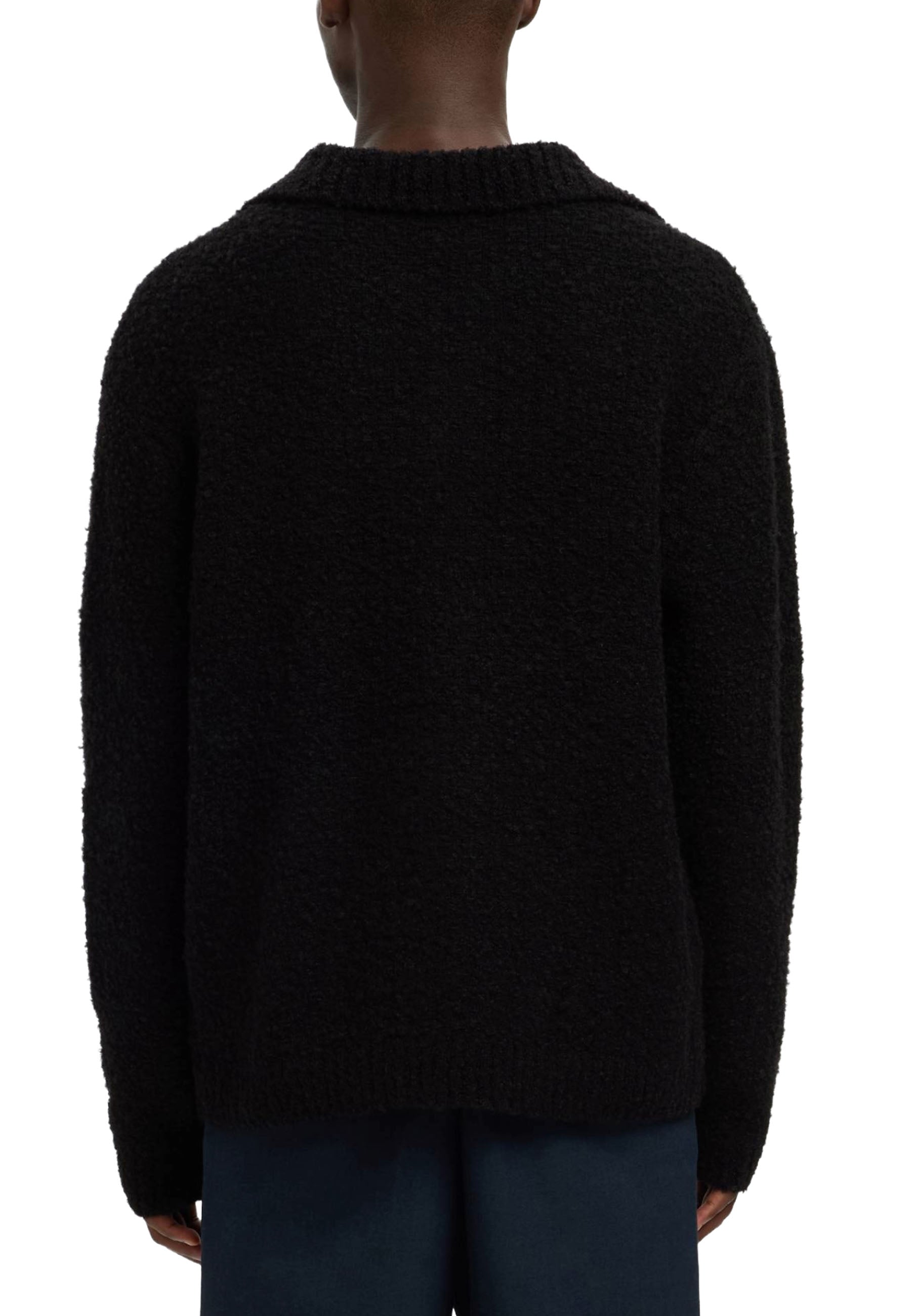 Cardigan Nero Selected Homme Black