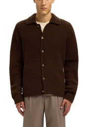 Cardigan Marrone Selected Homme Black
