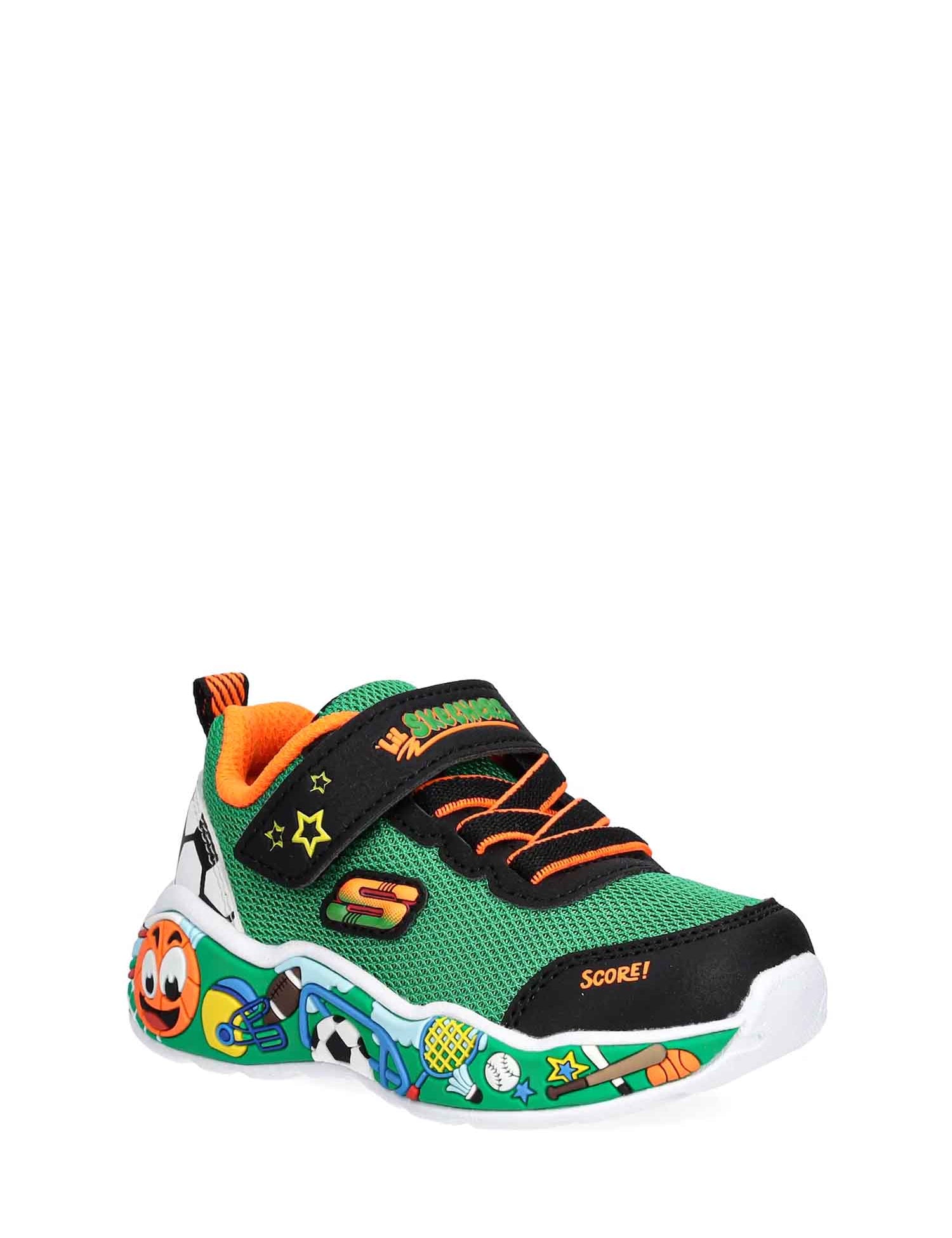 Scarpe con strappi Verde Skechers