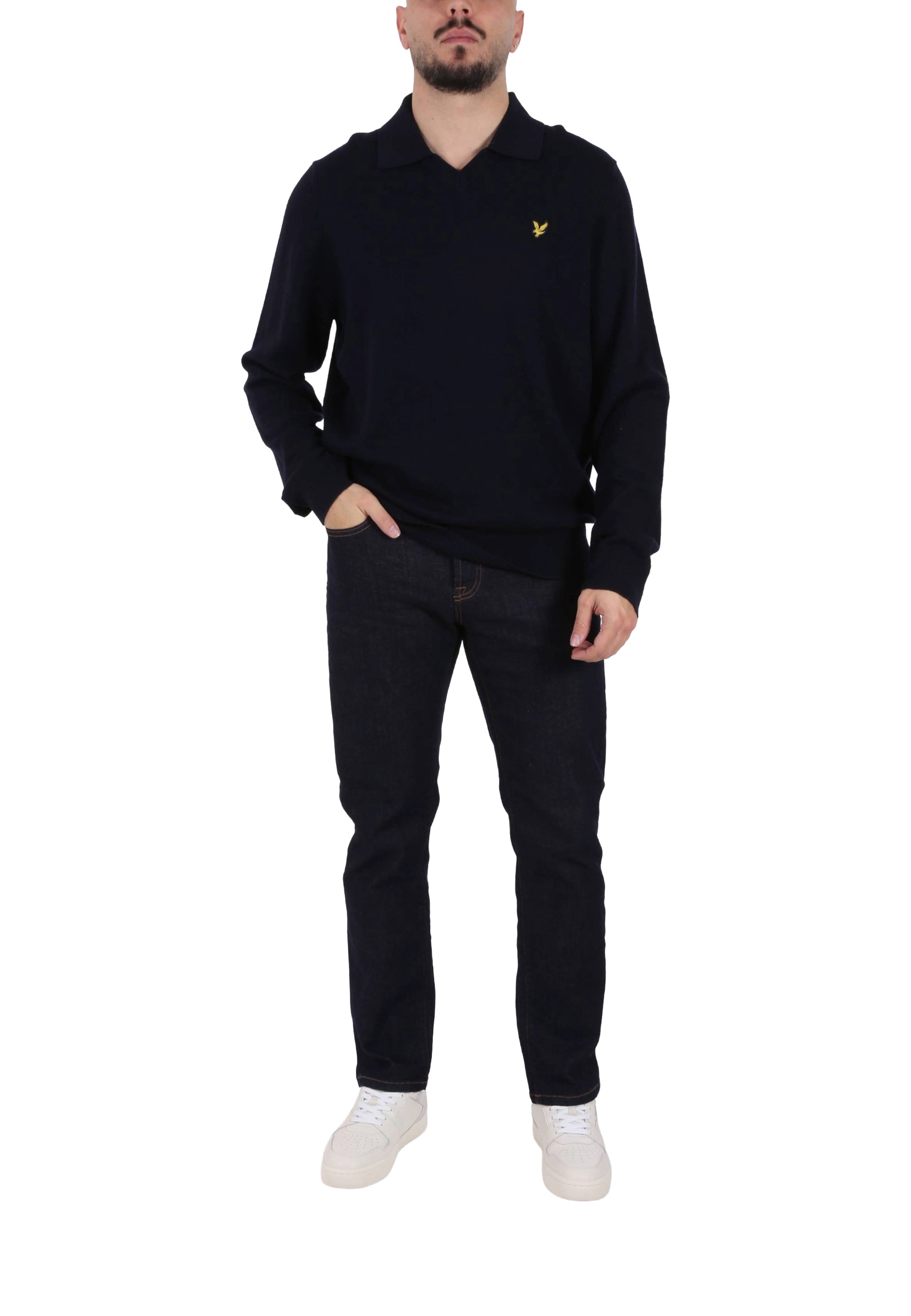 Polo Blu Lyle & Scott