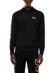 Felpe Nero Oro Ea7 Emporio Armani