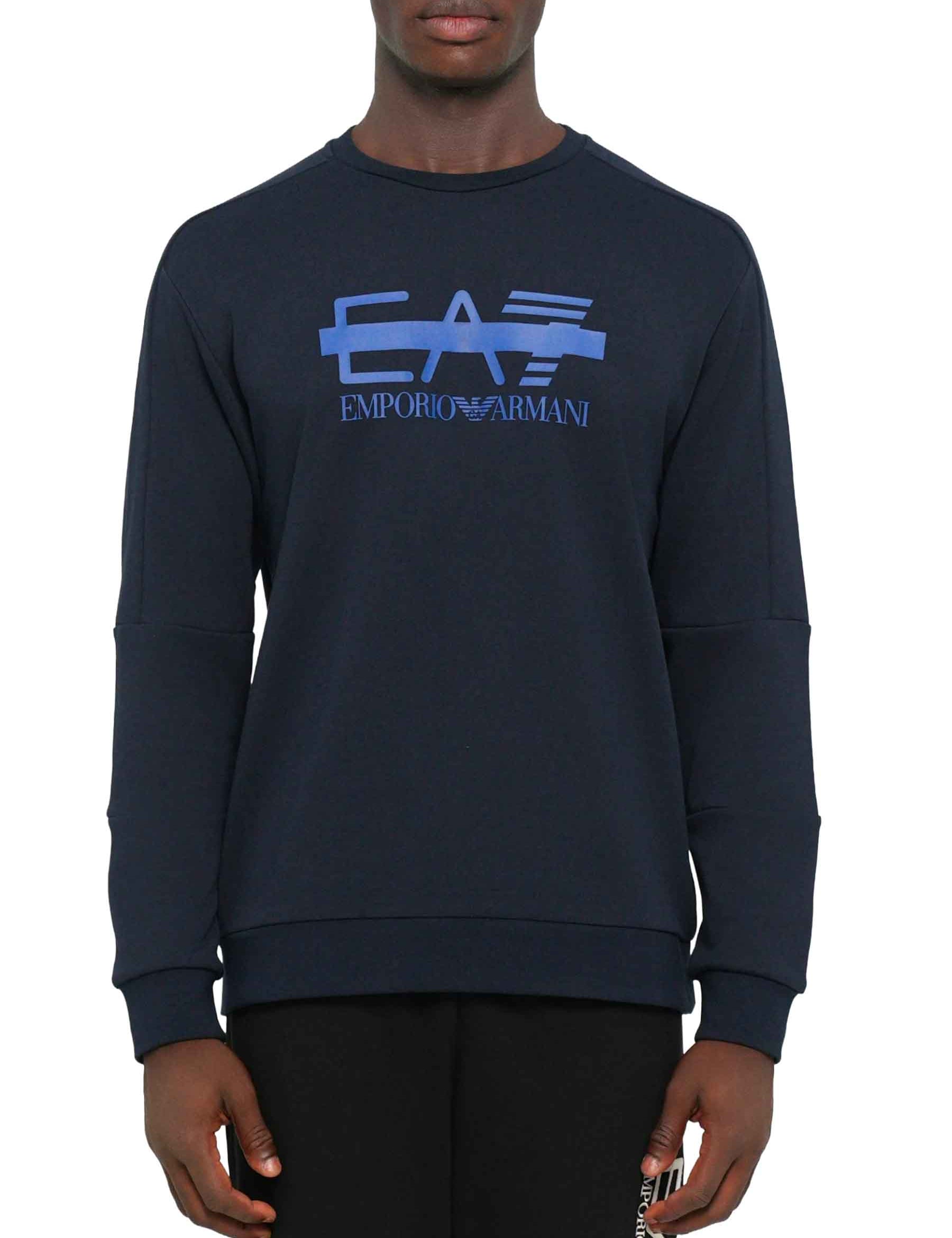 Felpe Blu Ea7 Emporio Armani