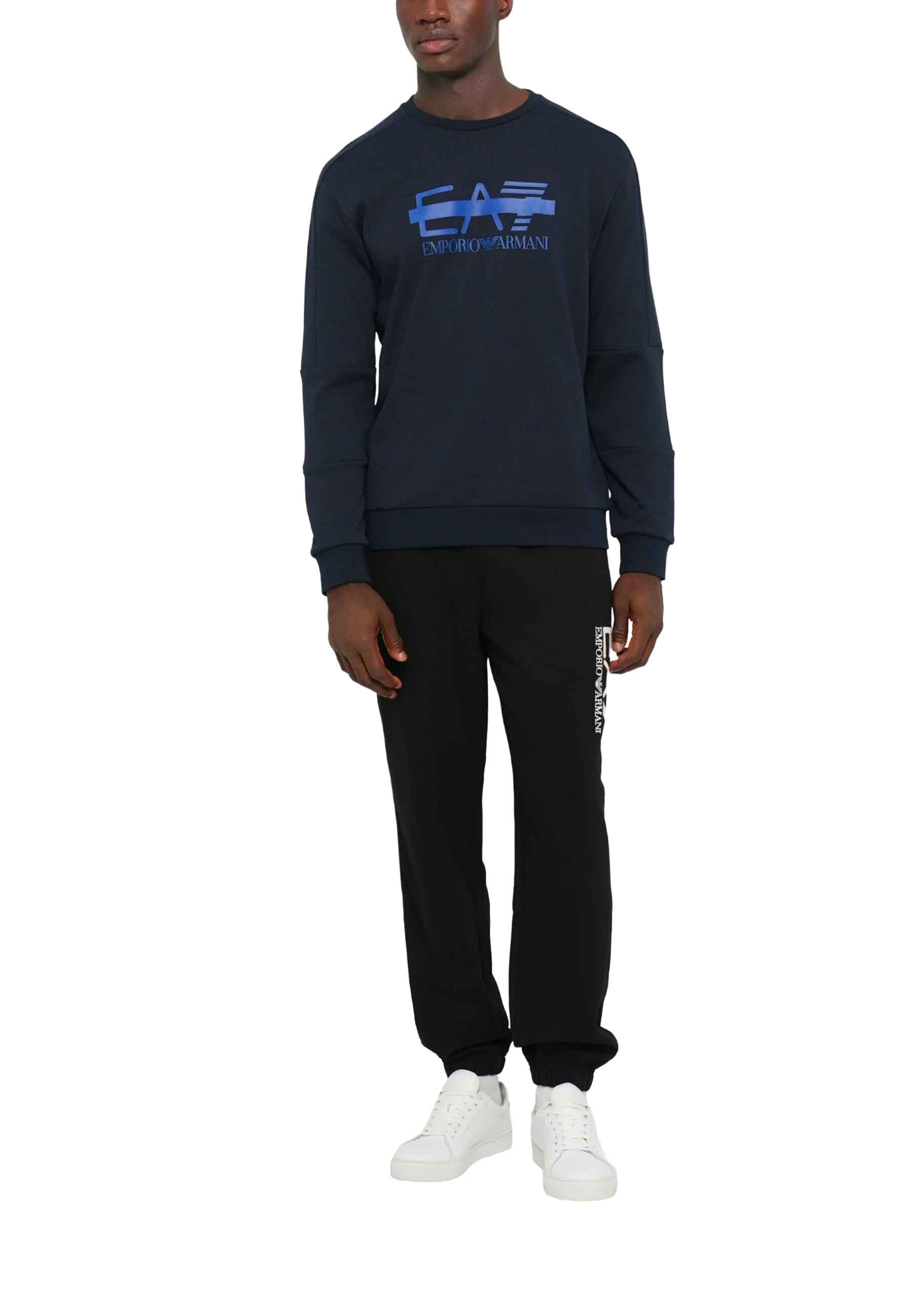 Felpe Blu Ea7 Emporio Armani