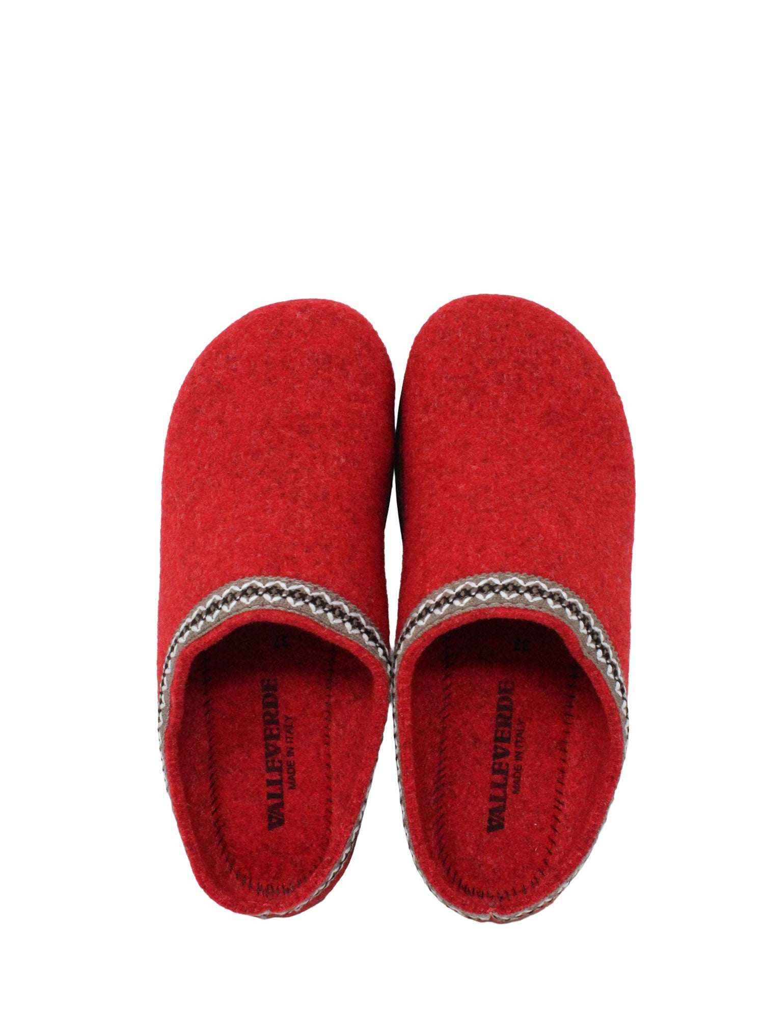 Pantofole Rosso Valleverde