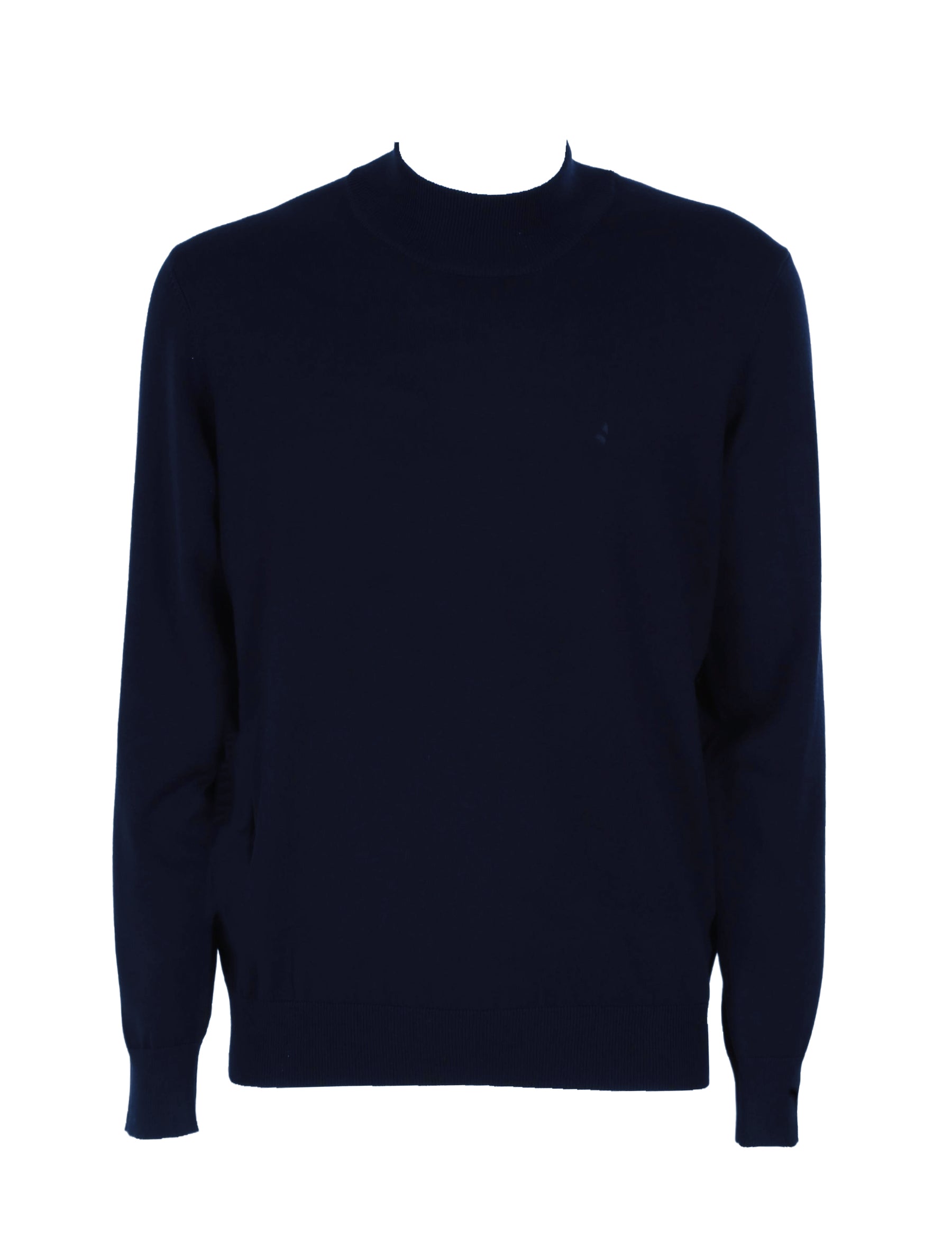 Maglia a collo alto Blu Navigare