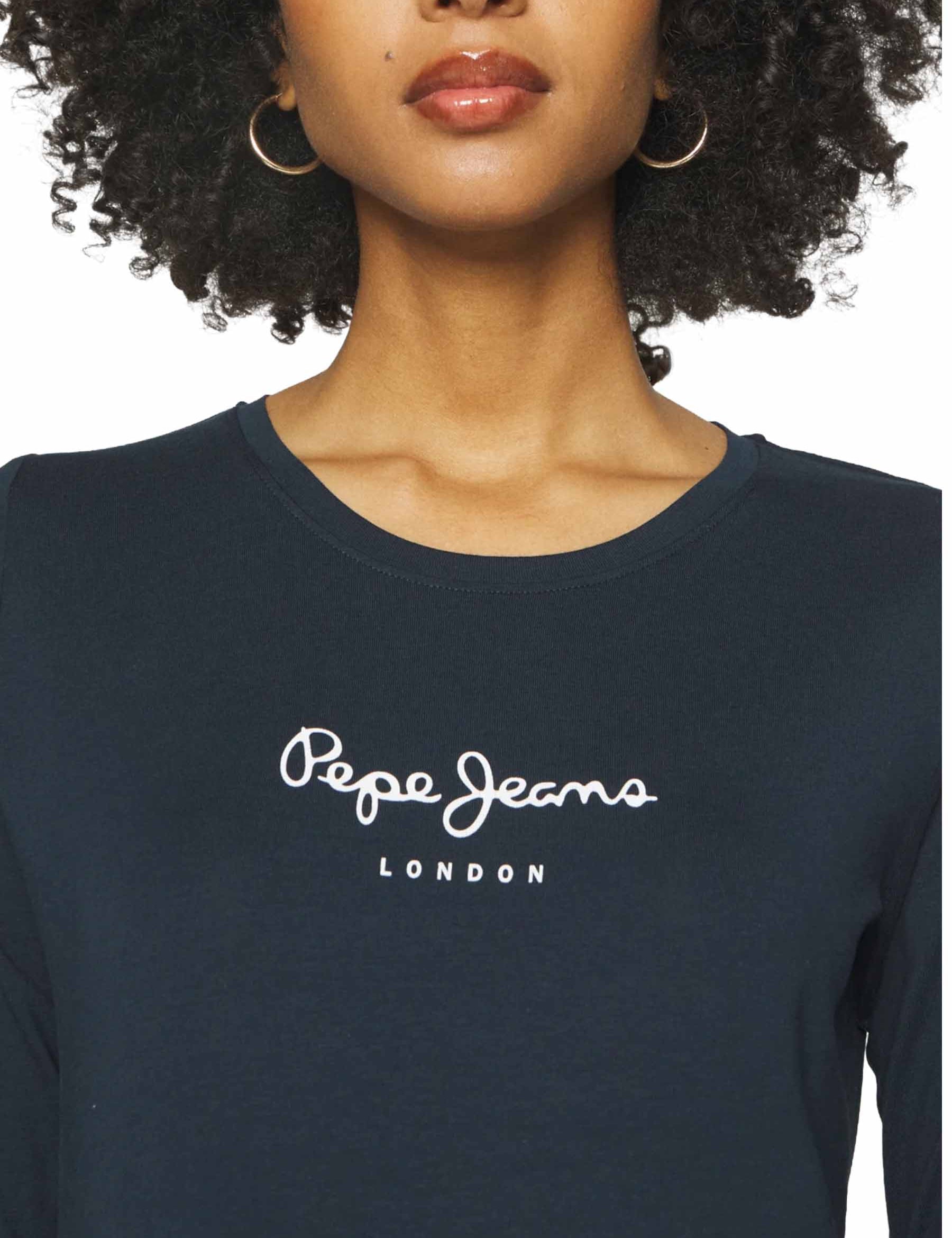 T-shirt Blu Pepe Jeans