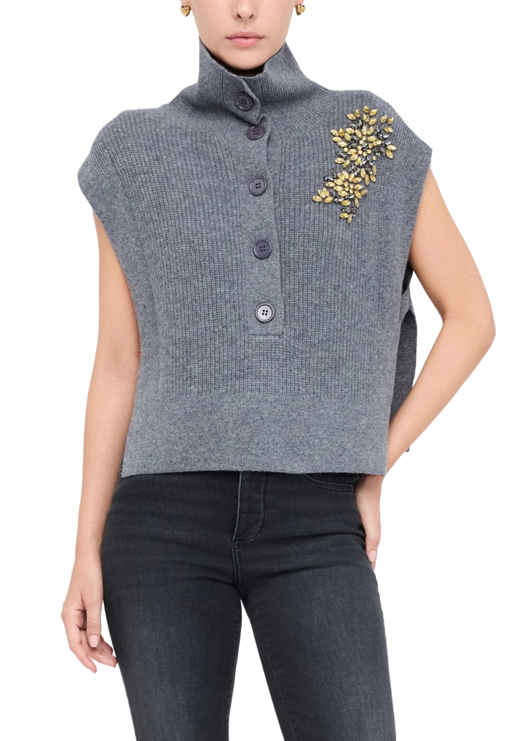 Gilet Grigio Liu-jo