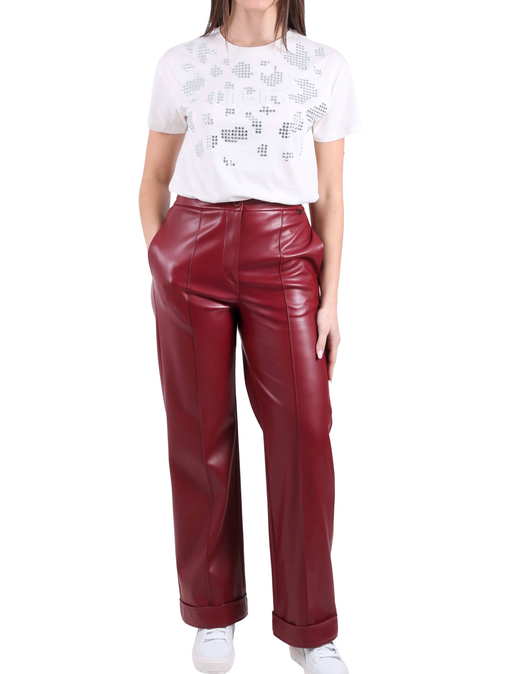 Pantaloni Rosso Liu-jo