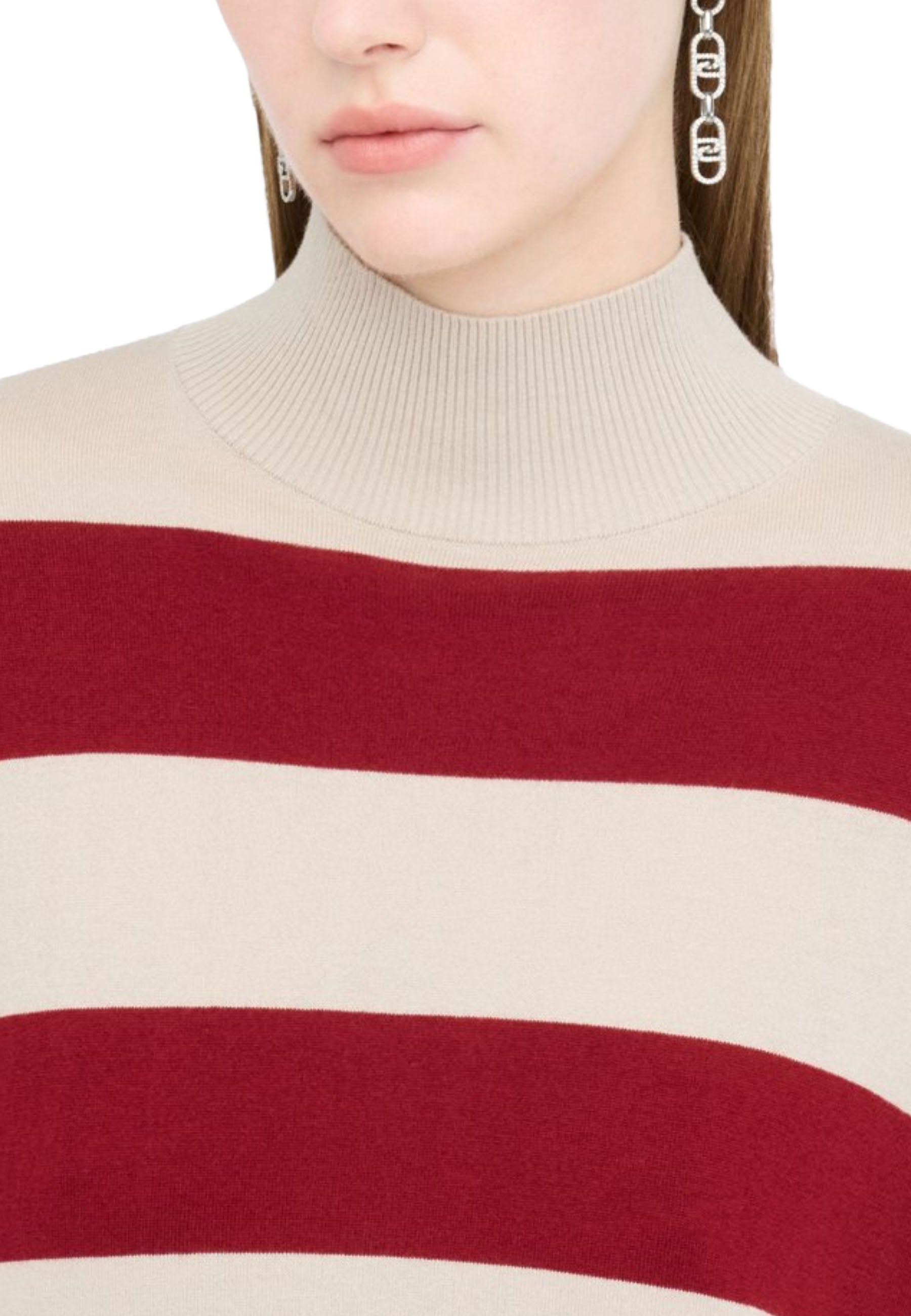 Maglia a collo alto Beige Liu-jo