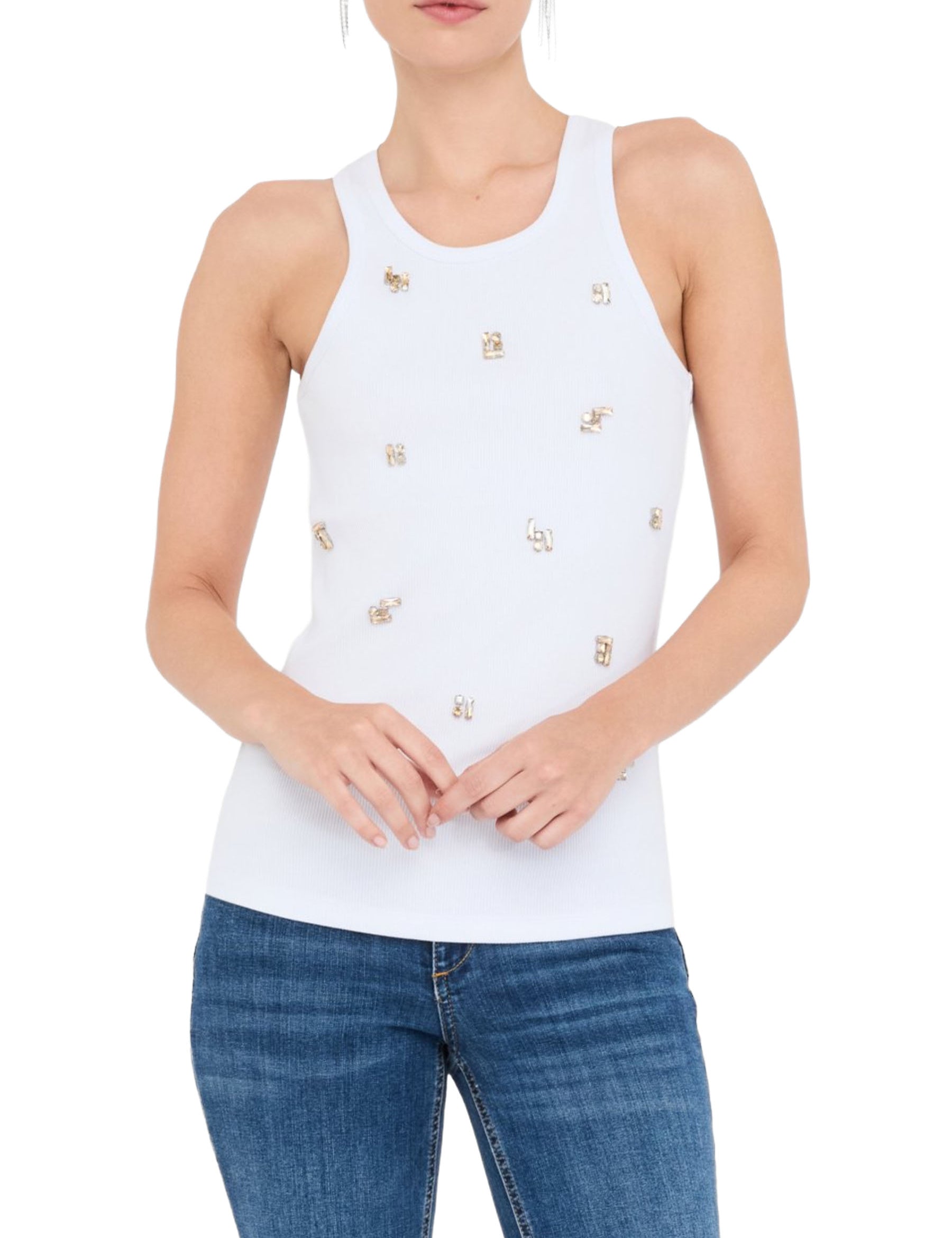 Top e canotte Bianco Liu-jo