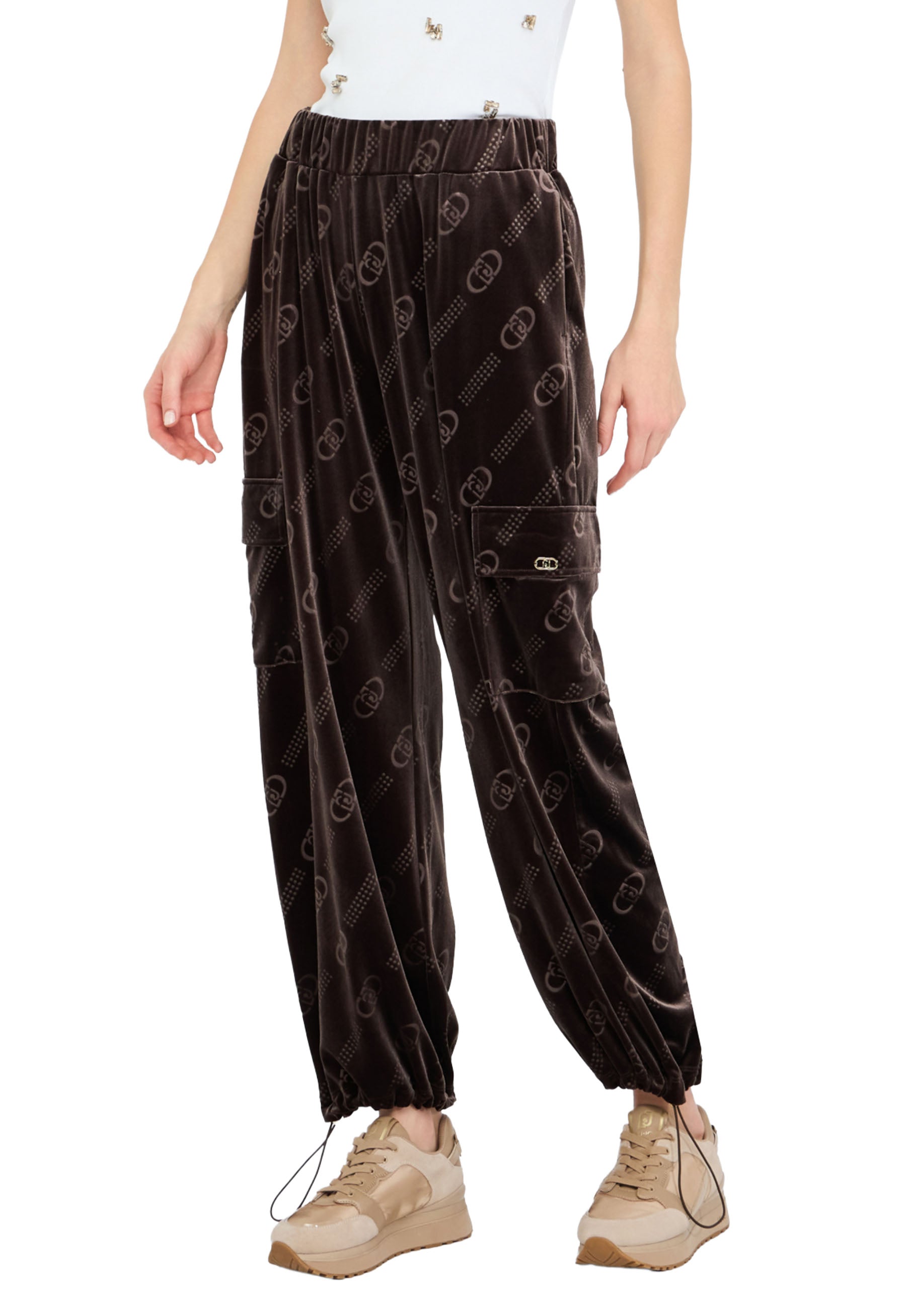 Pantaloni sportivi Marrone Liu-jo