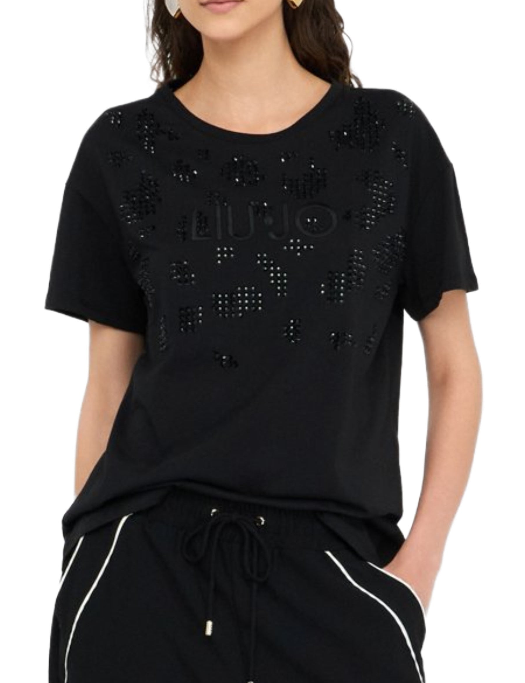 T-shirt Nero Liu-jo