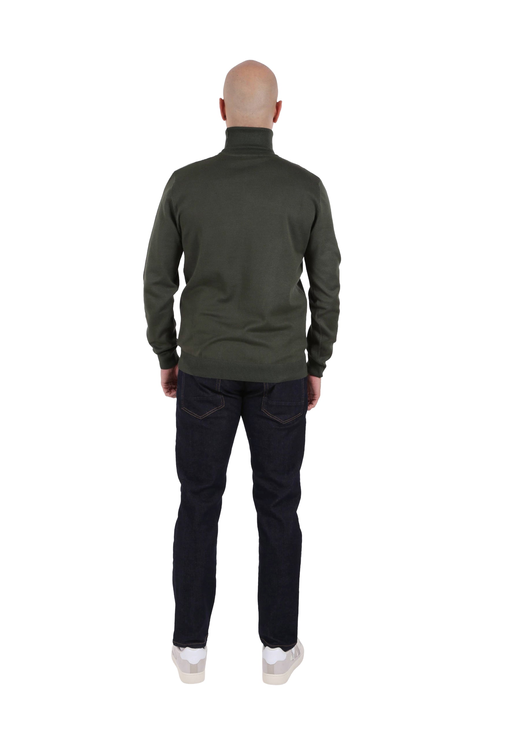 Maglia a collo alto Verde Sseinse
