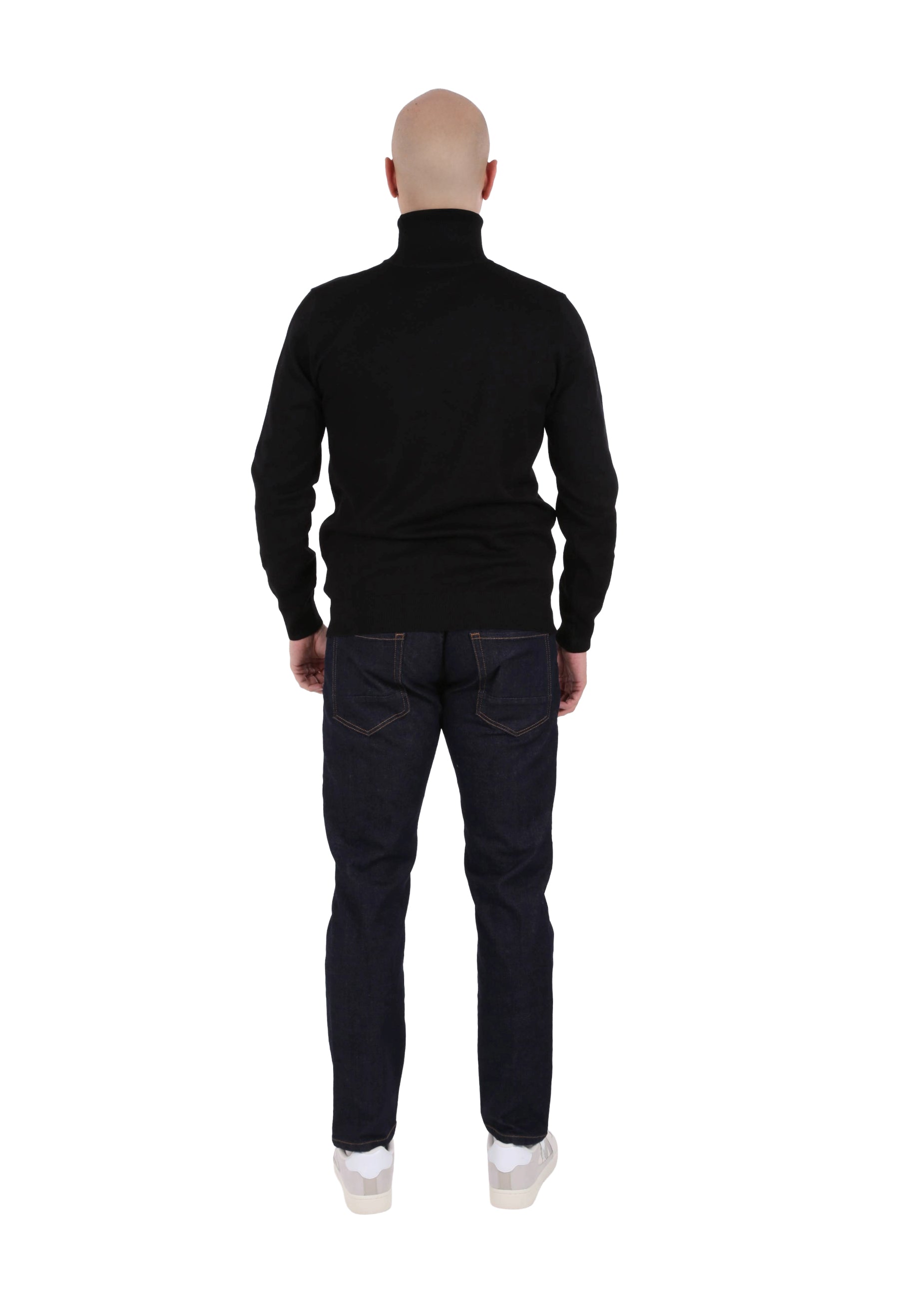 Maglia a collo alto Nero Sseinse