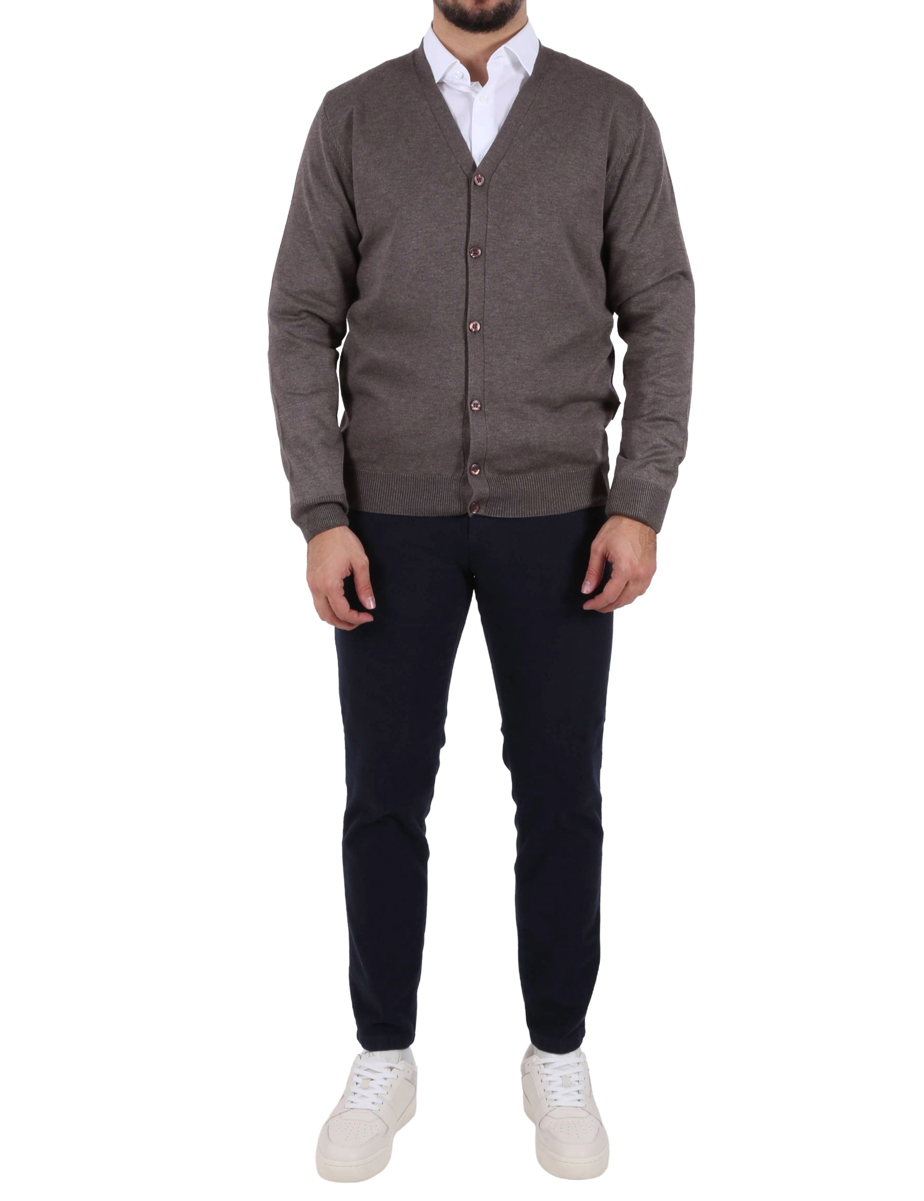 Cardigan Marrone Sseinse