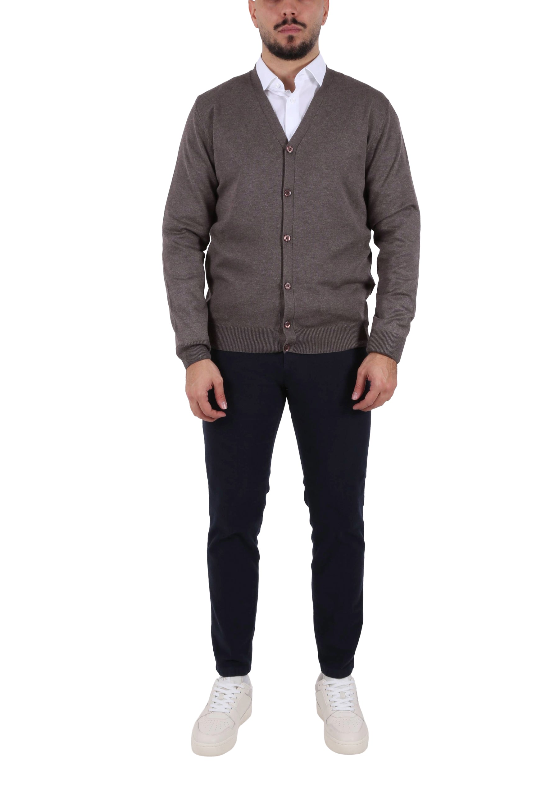 Cardigan Marrone Sseinse