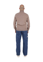 Maglia a collo alto Beige Sseinse