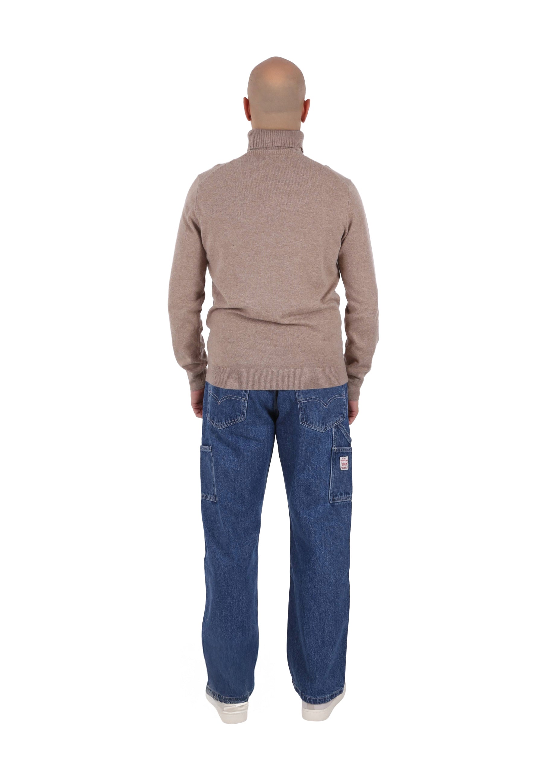 Maglia a collo alto Beige Sseinse
