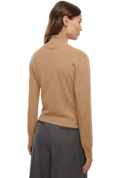 Maglia a collo alto Beige Emme Marella