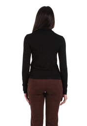 Maglia a collo alto Nero Emme Marella