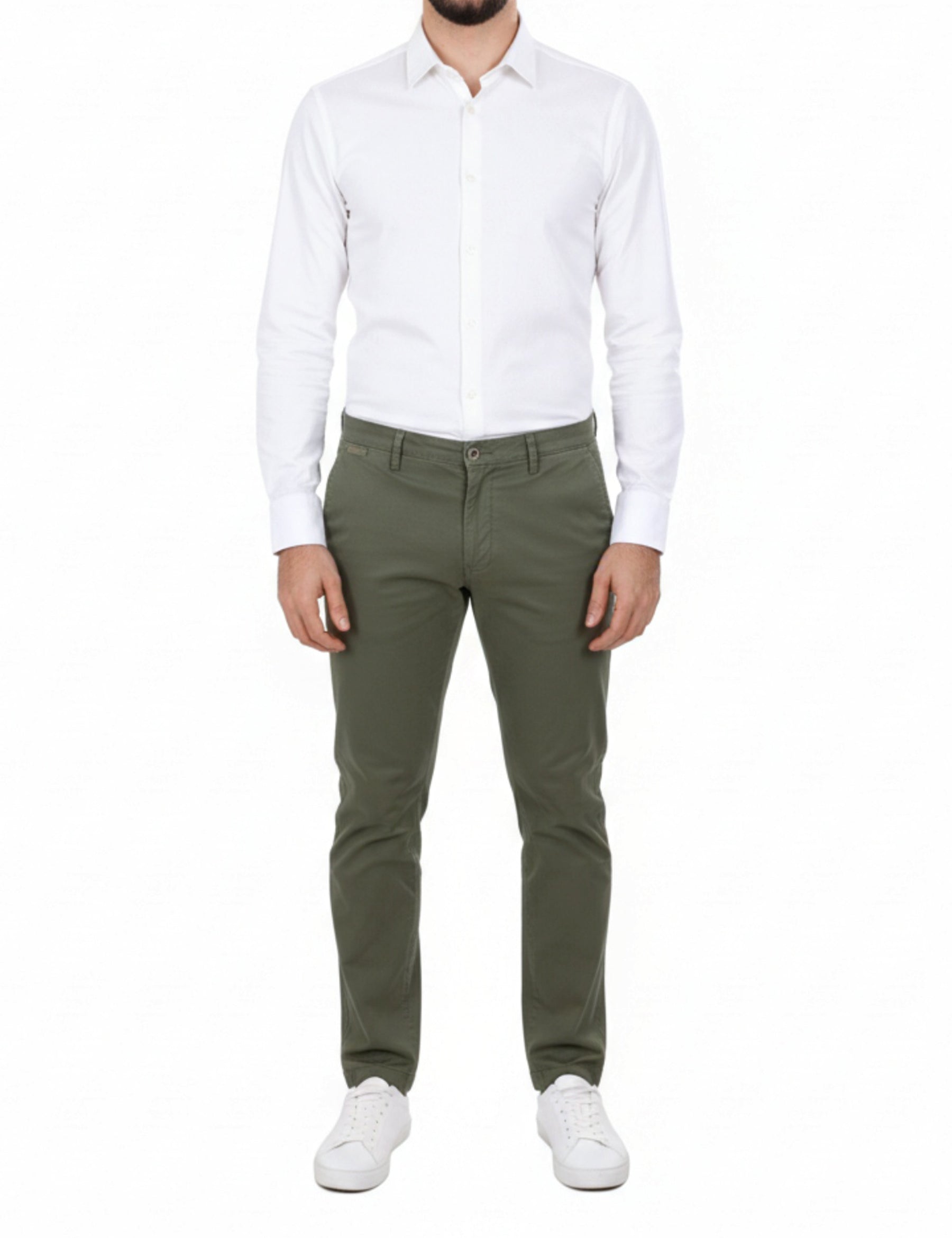 Pantaloni Verde Borgoni Milano