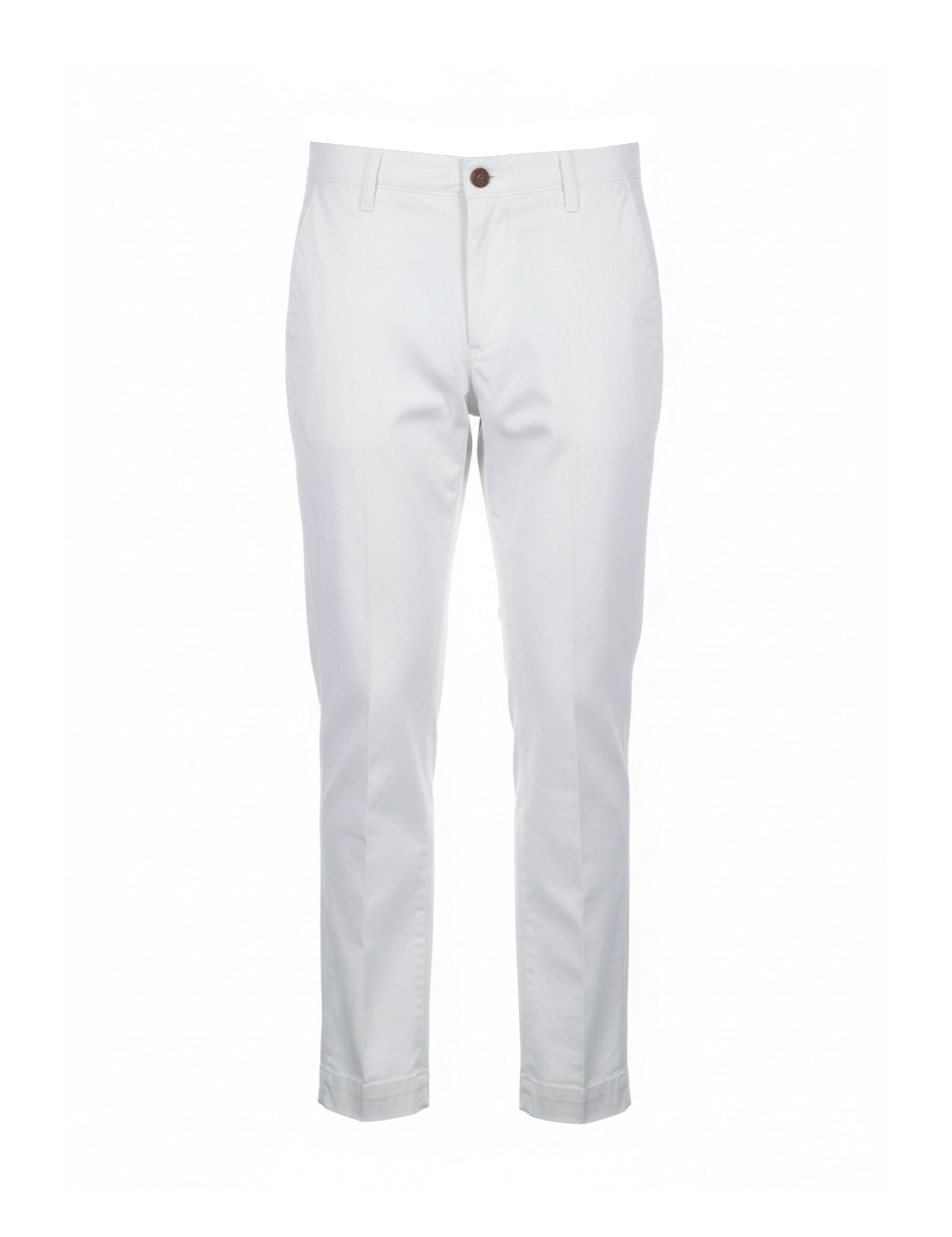 Pantaloni Bianco Borgoni Milano