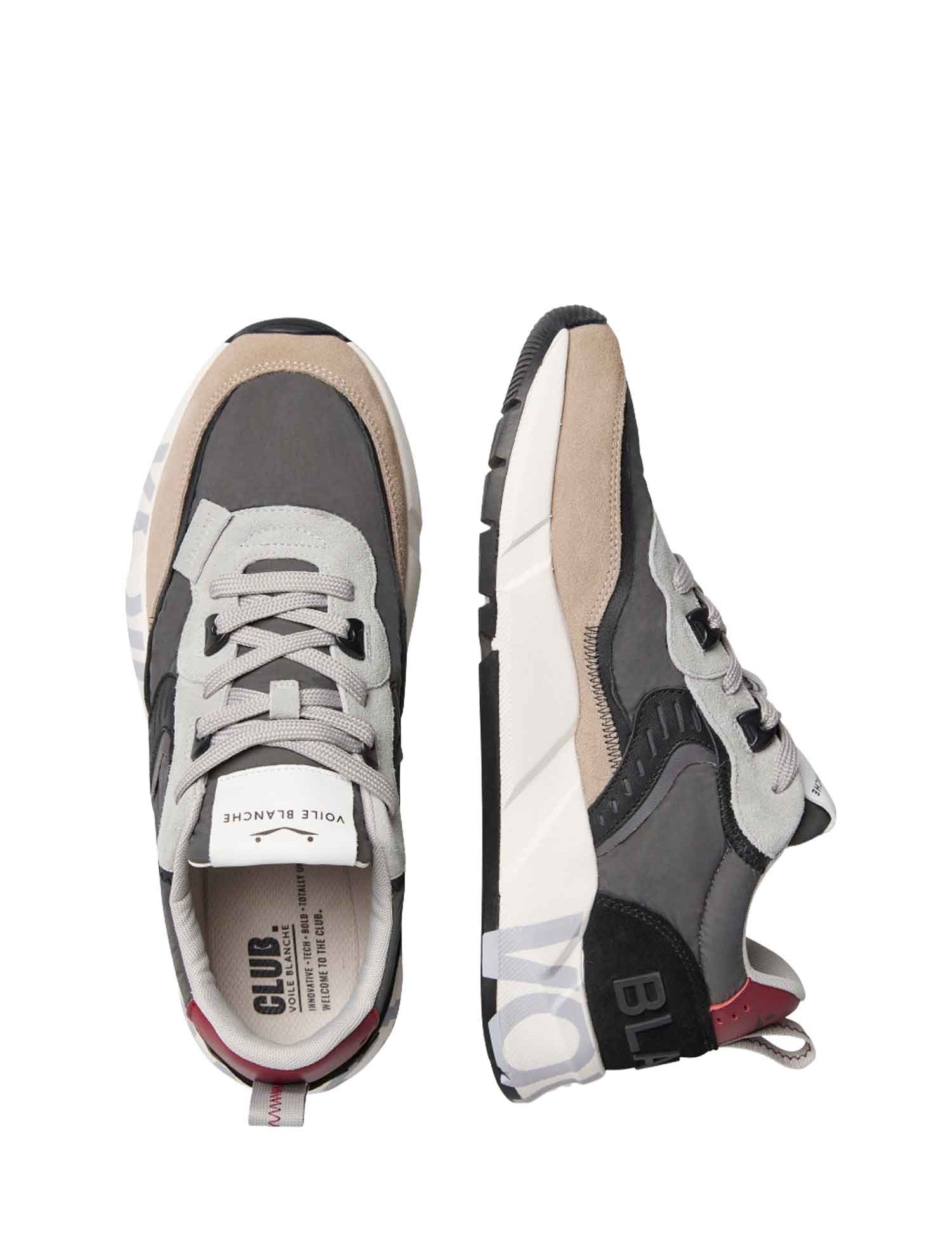 Sneakers Grigio Voile Blanche