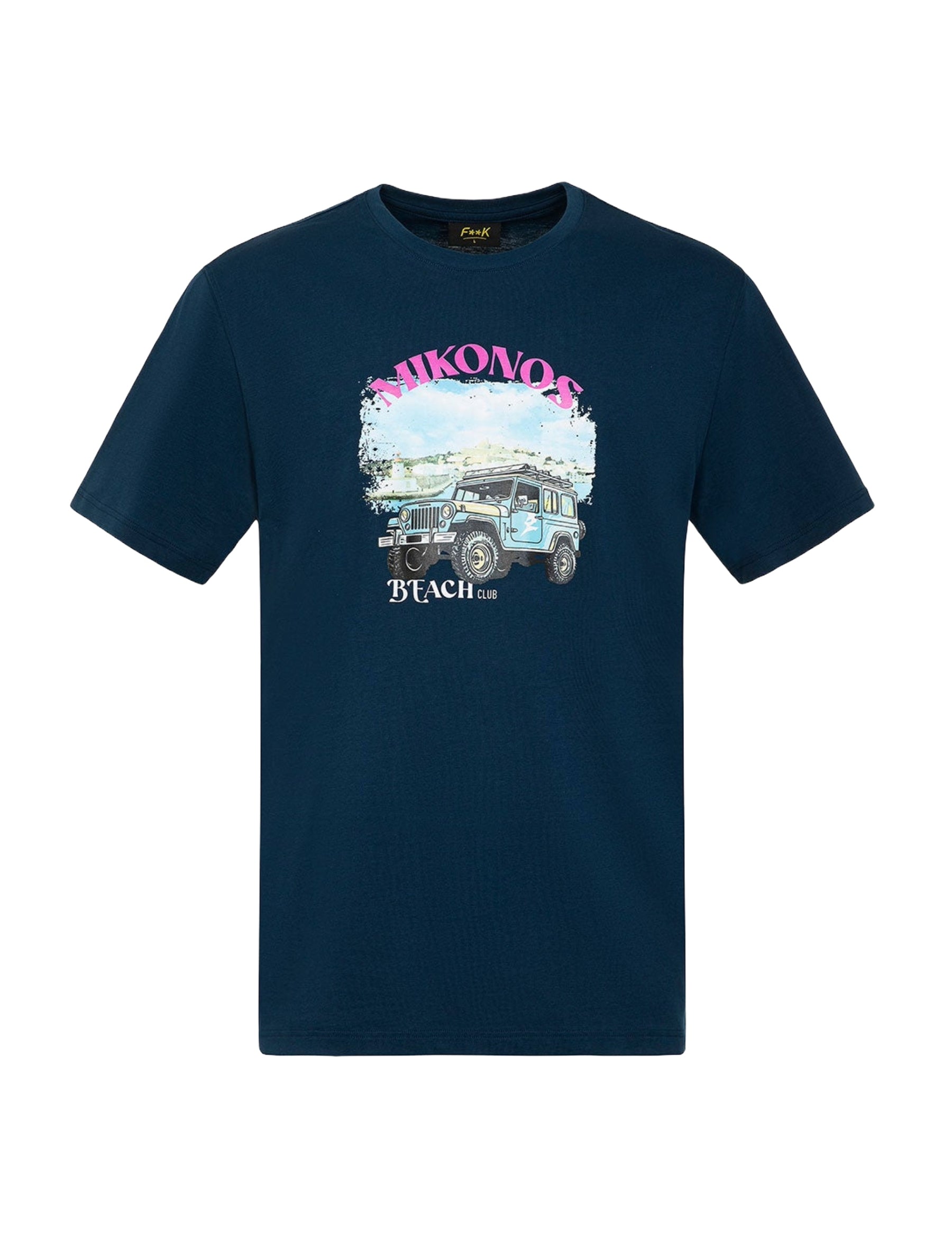 T-shirt Blu F**k