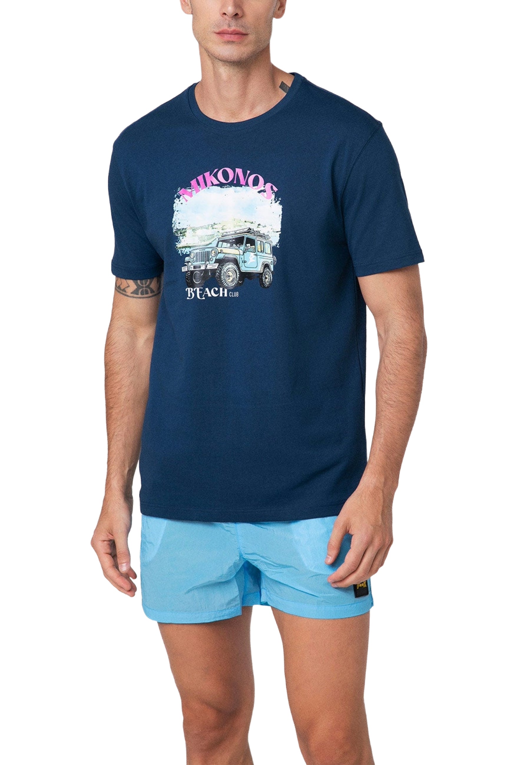 T-shirt Blu F**k