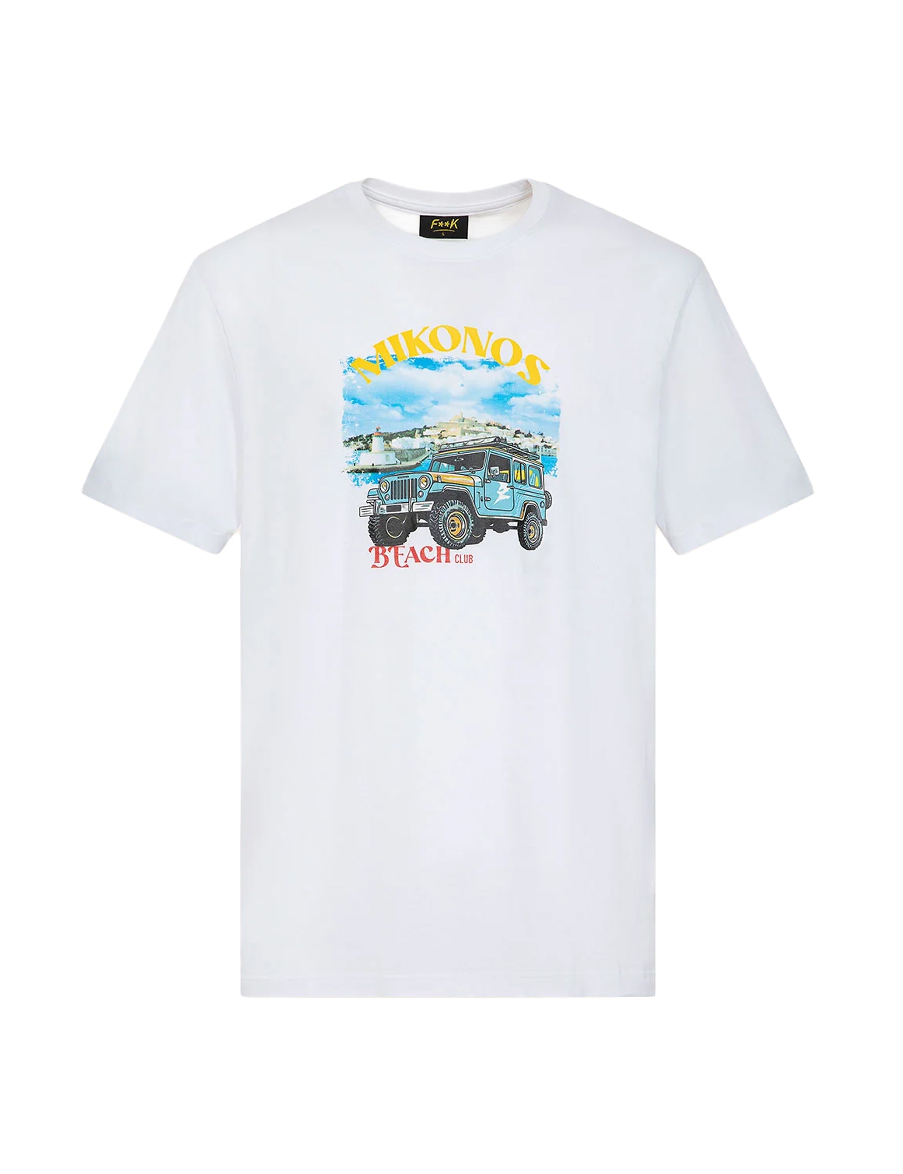 T-shirt Bianco F**k