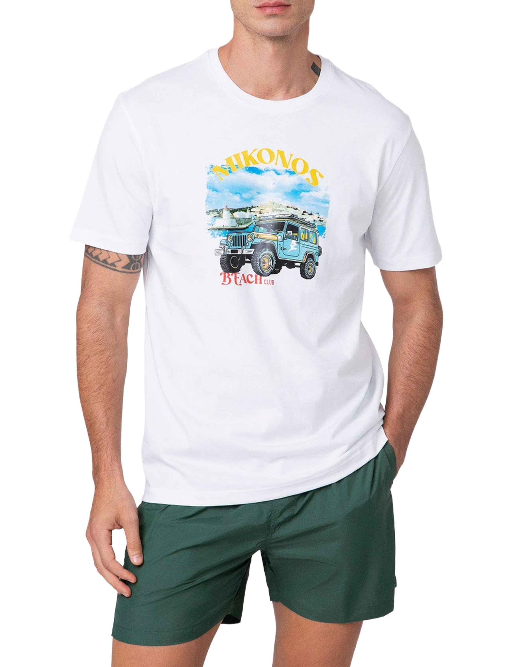 T-shirt Bianco F**k