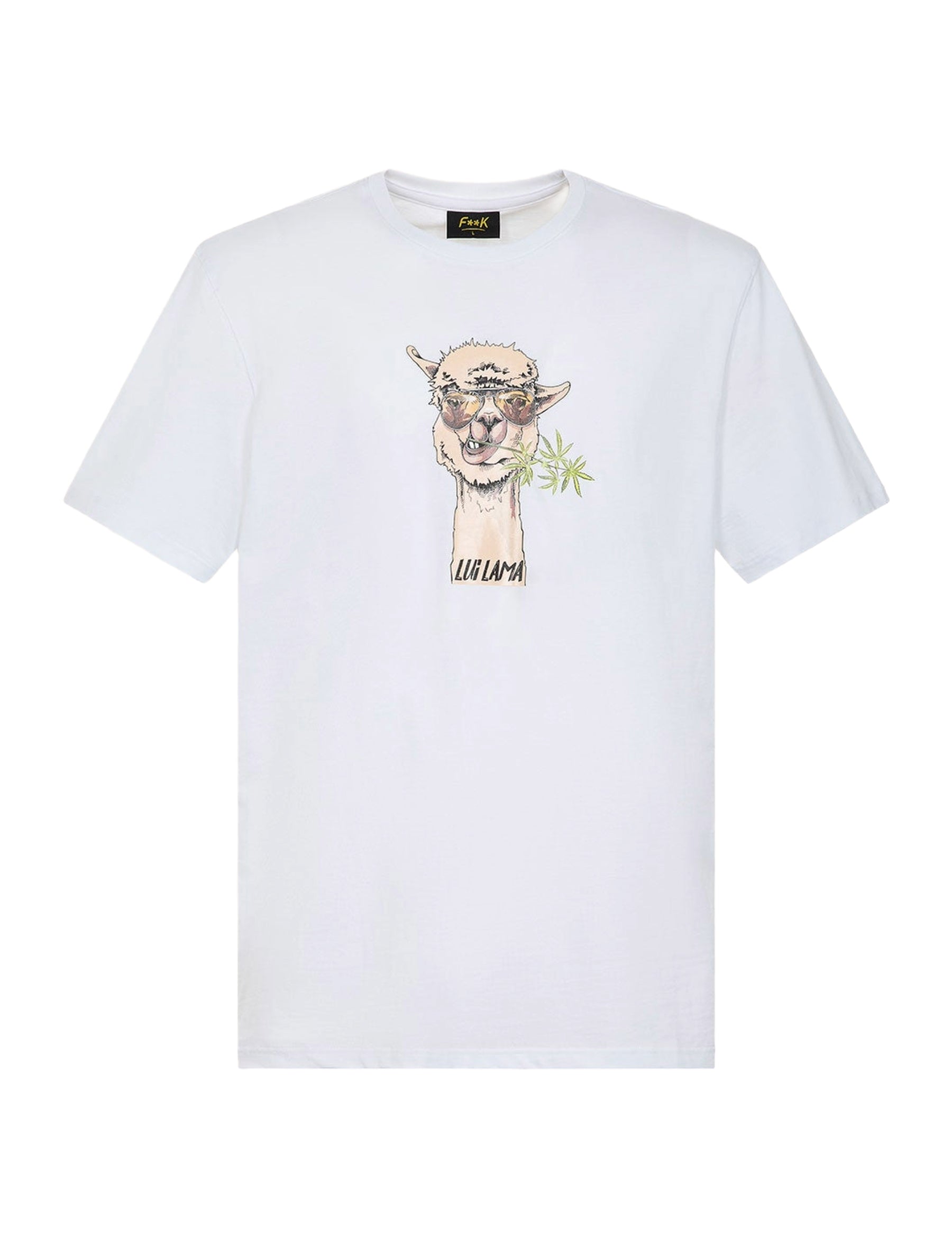 T-shirt Bianco F**k