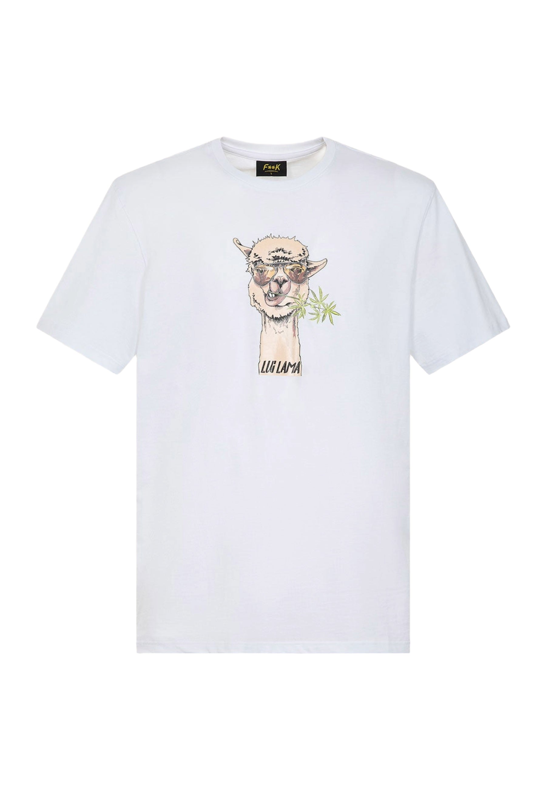 T-shirt Bianco F**k