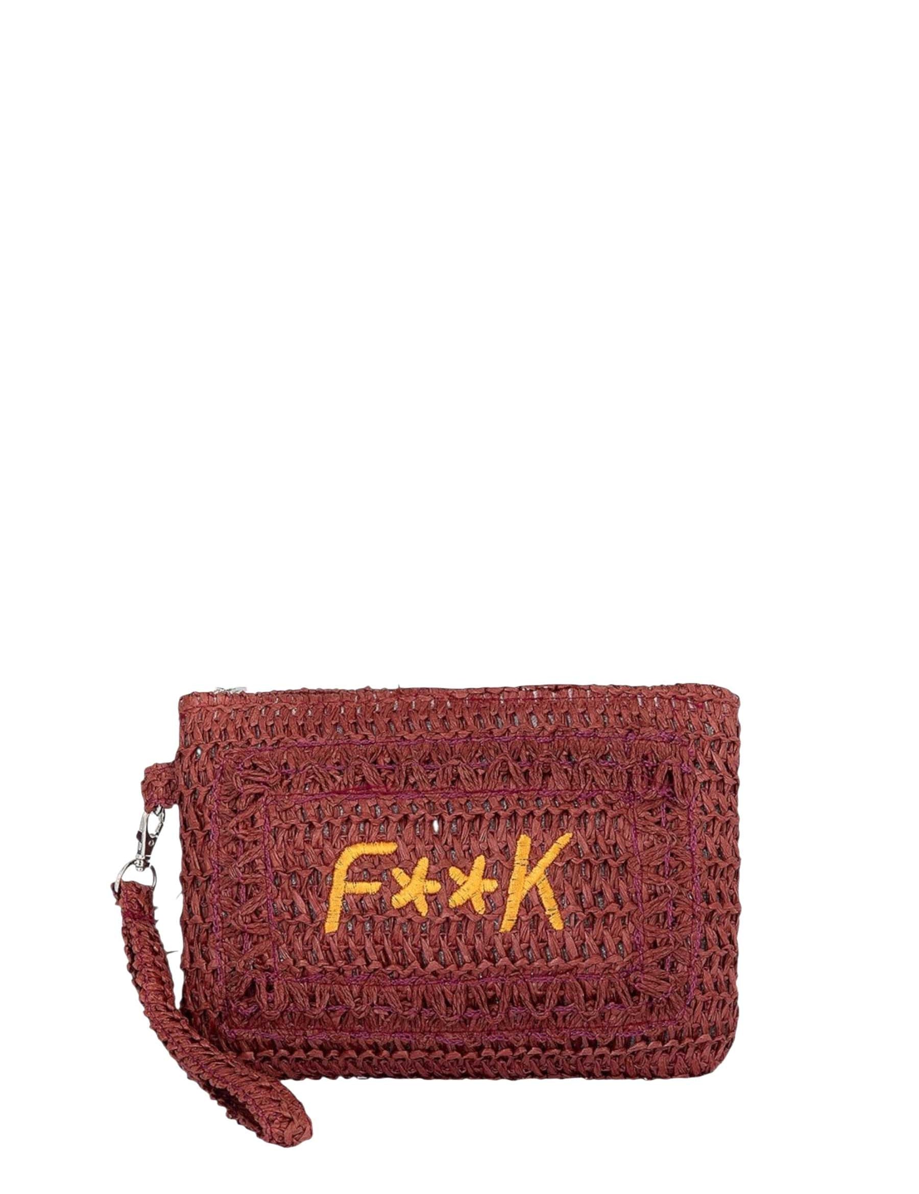 Pochette Bordeaux F**k