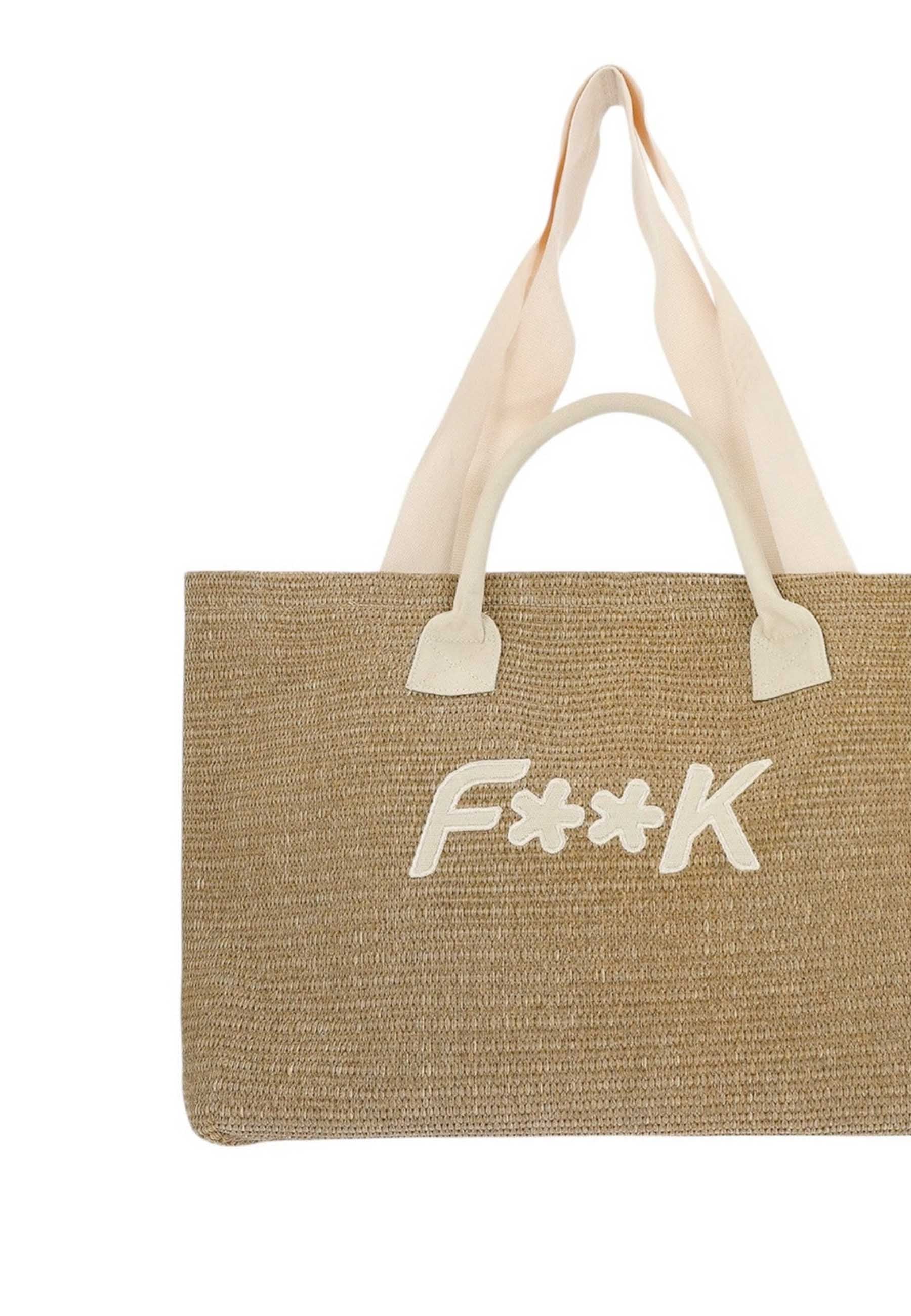Borse mare Beige F**k