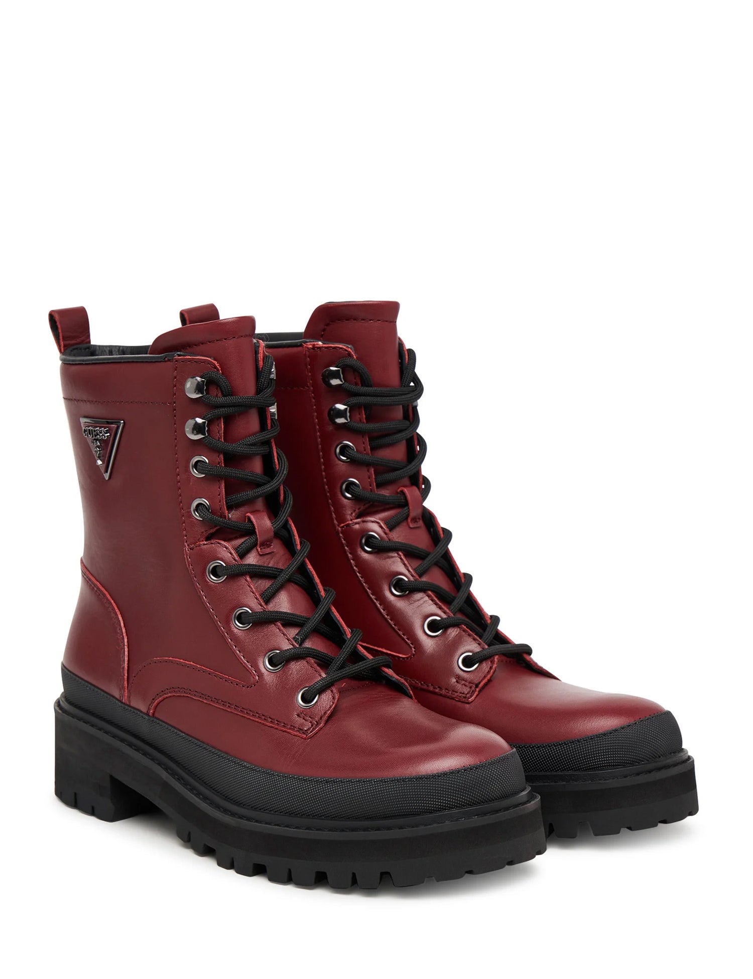 Anfibi Bordeaux Guess