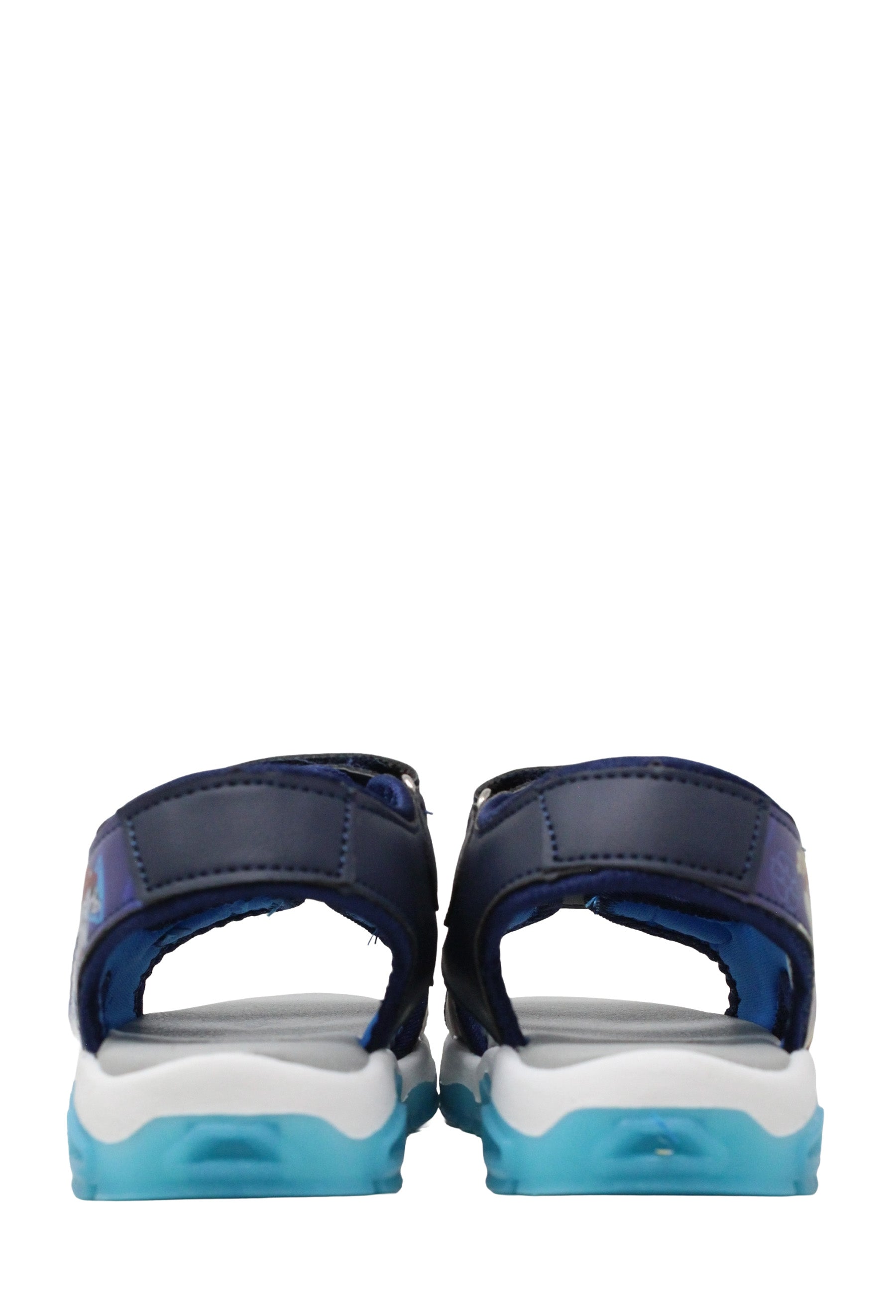 Sandali con strappi Blu Leomil
