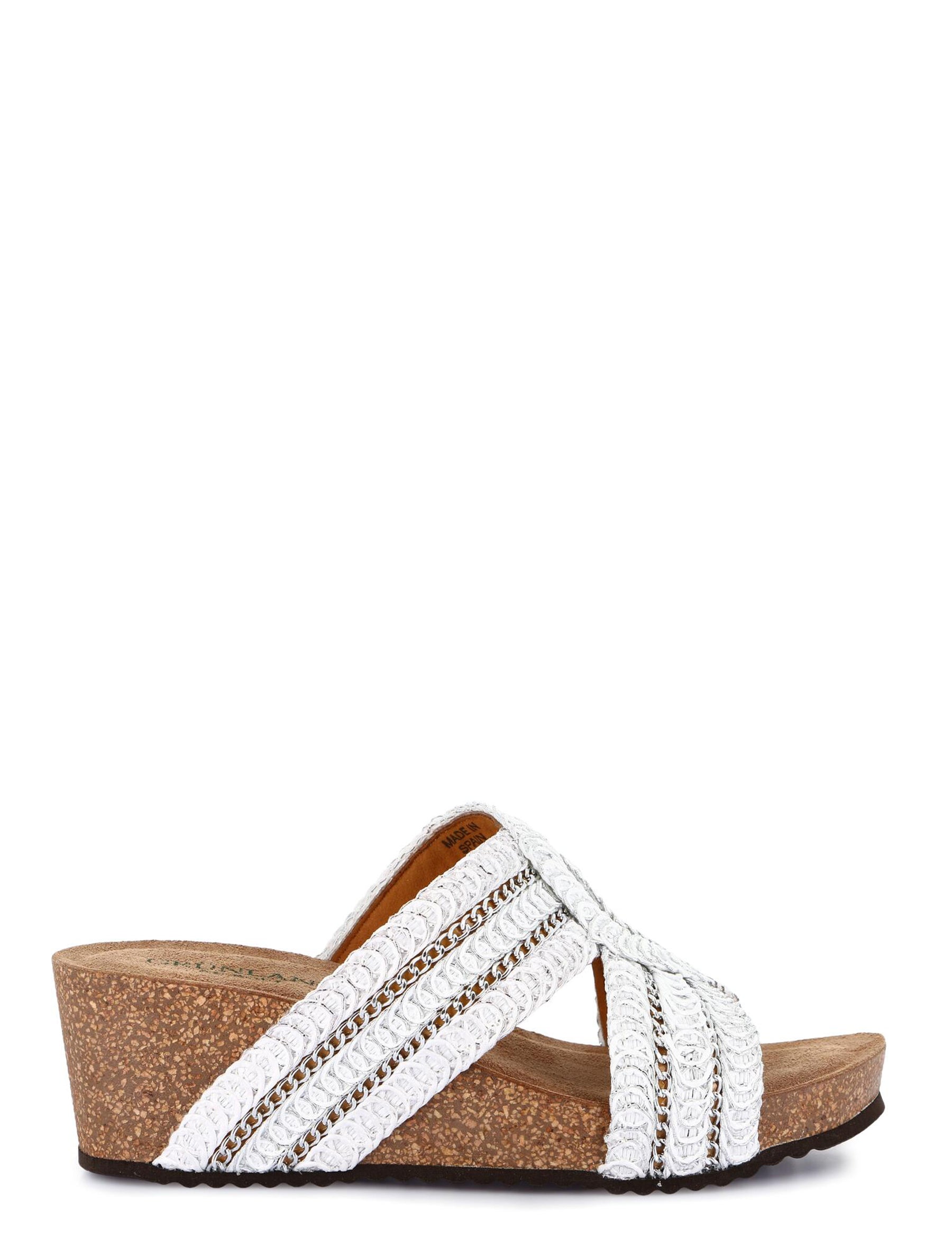 Sandali zeppa Bianco Grunland