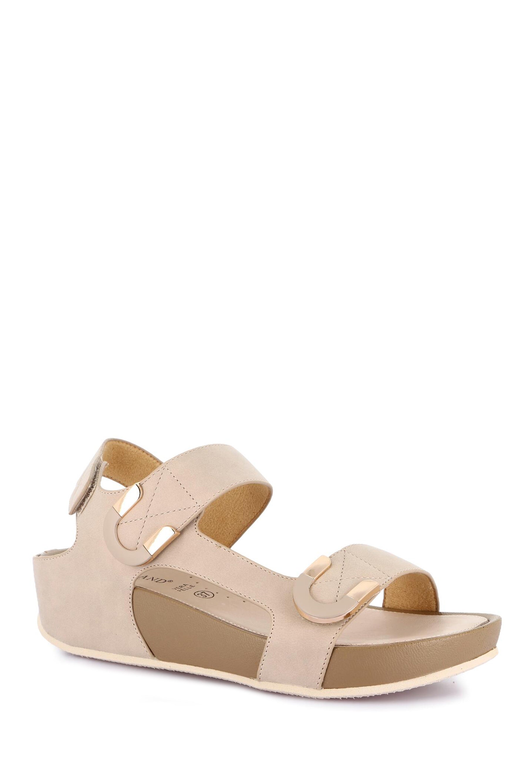 Sandali con strappi Beige Grunland