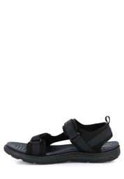 Sandali con strappi Blu Grunland