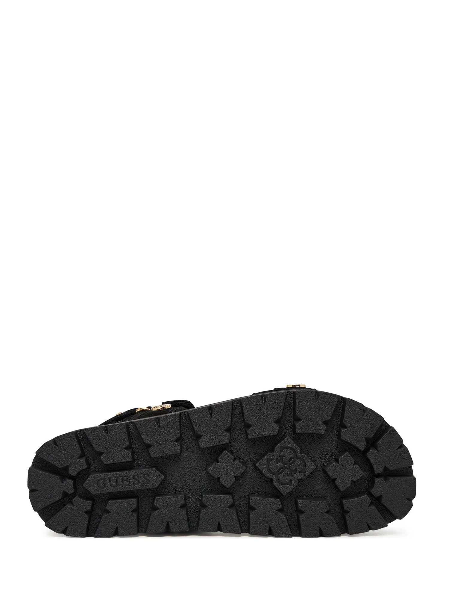 Sandali con strappi Nero Guess