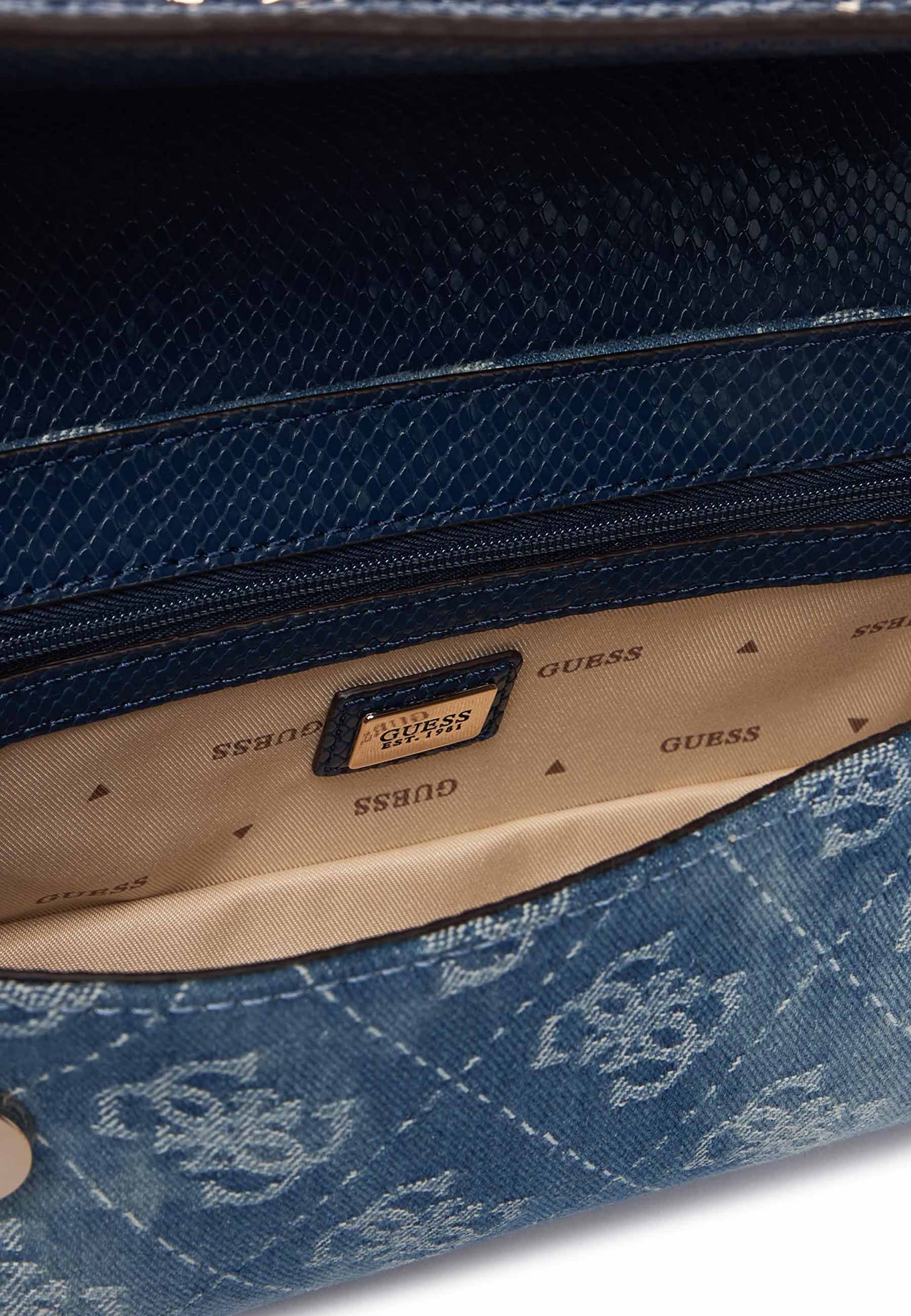 Borse a spalla Blu Guess