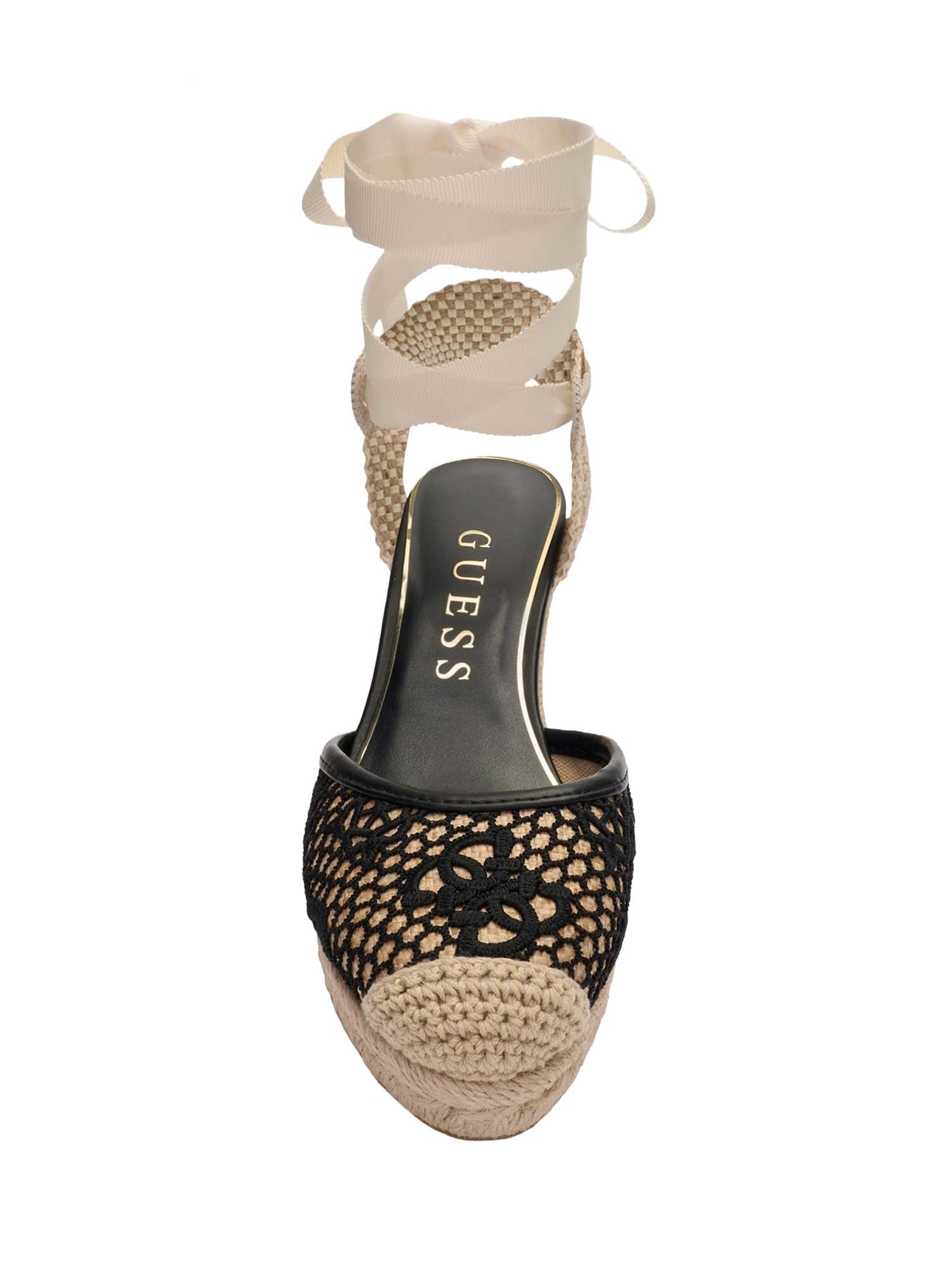 Sandali zeppa Nero Guess
