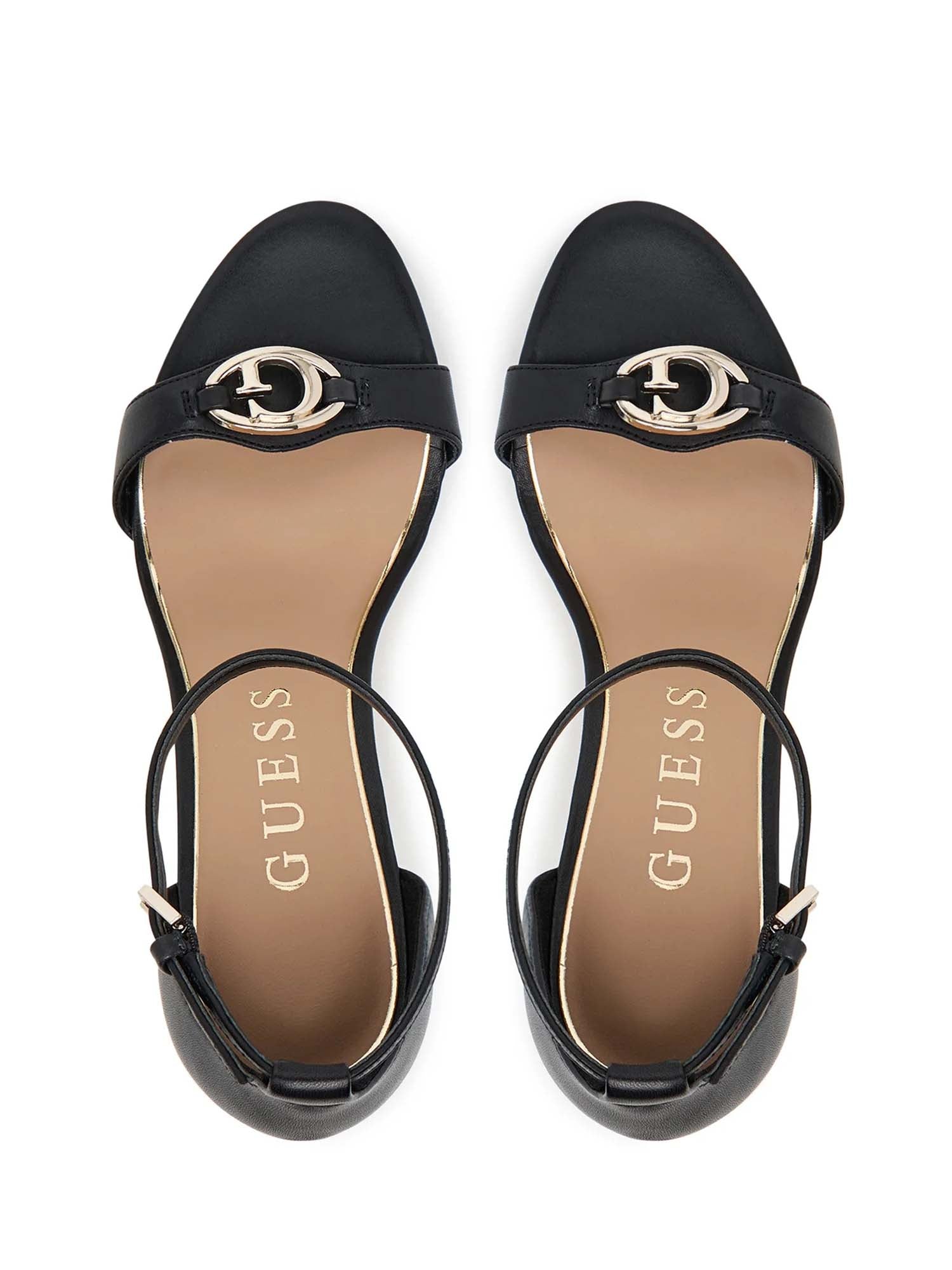 Sandali tacco Nero Guess