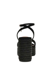 Sandali zeppa Nero Guess